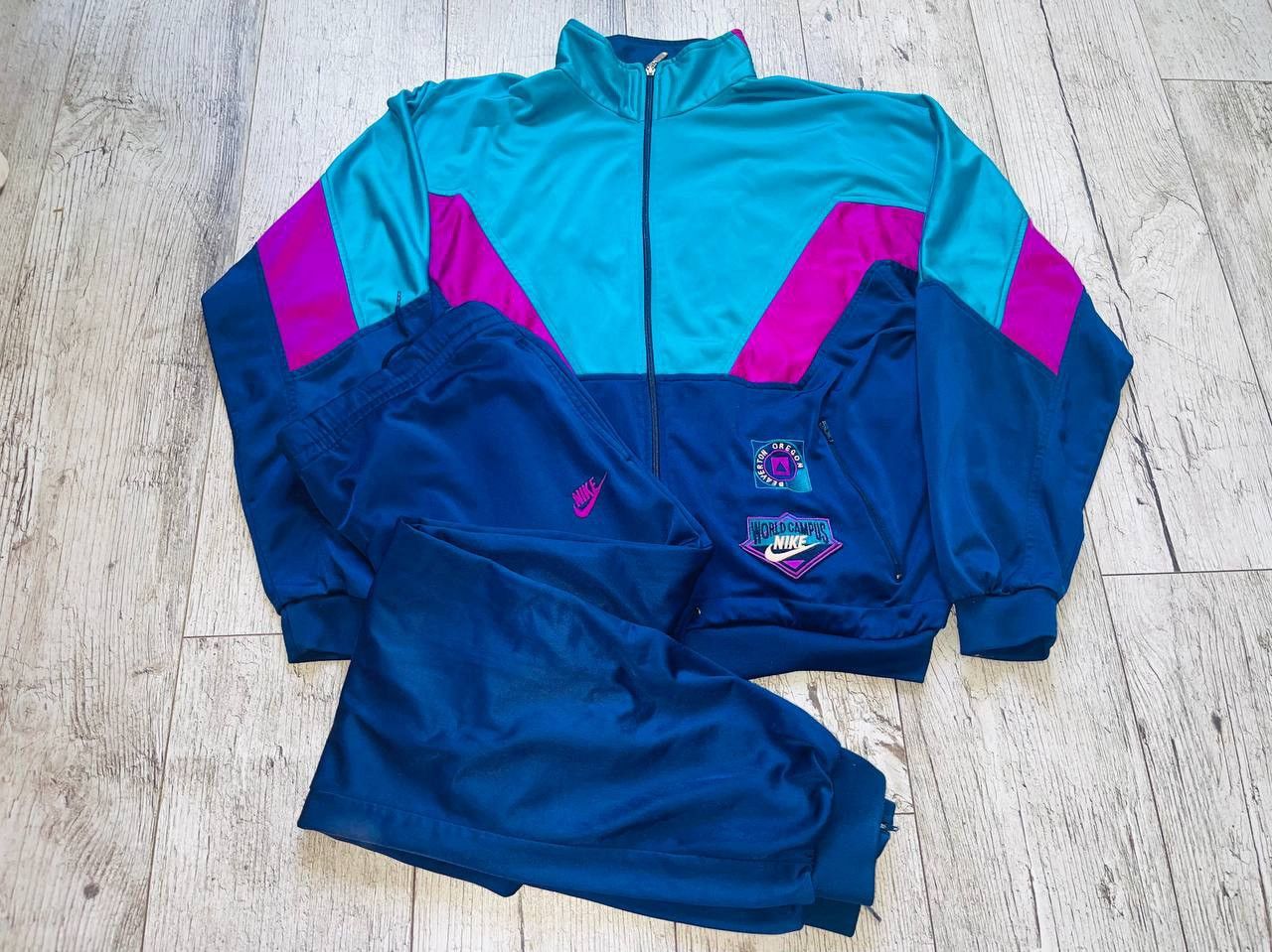 Nike × Vintage 90s Tracksuit M Supreme Tn Stussy Jordan Challenge Court ACG Size US 32 / EU 48 - 1 Thumbnail