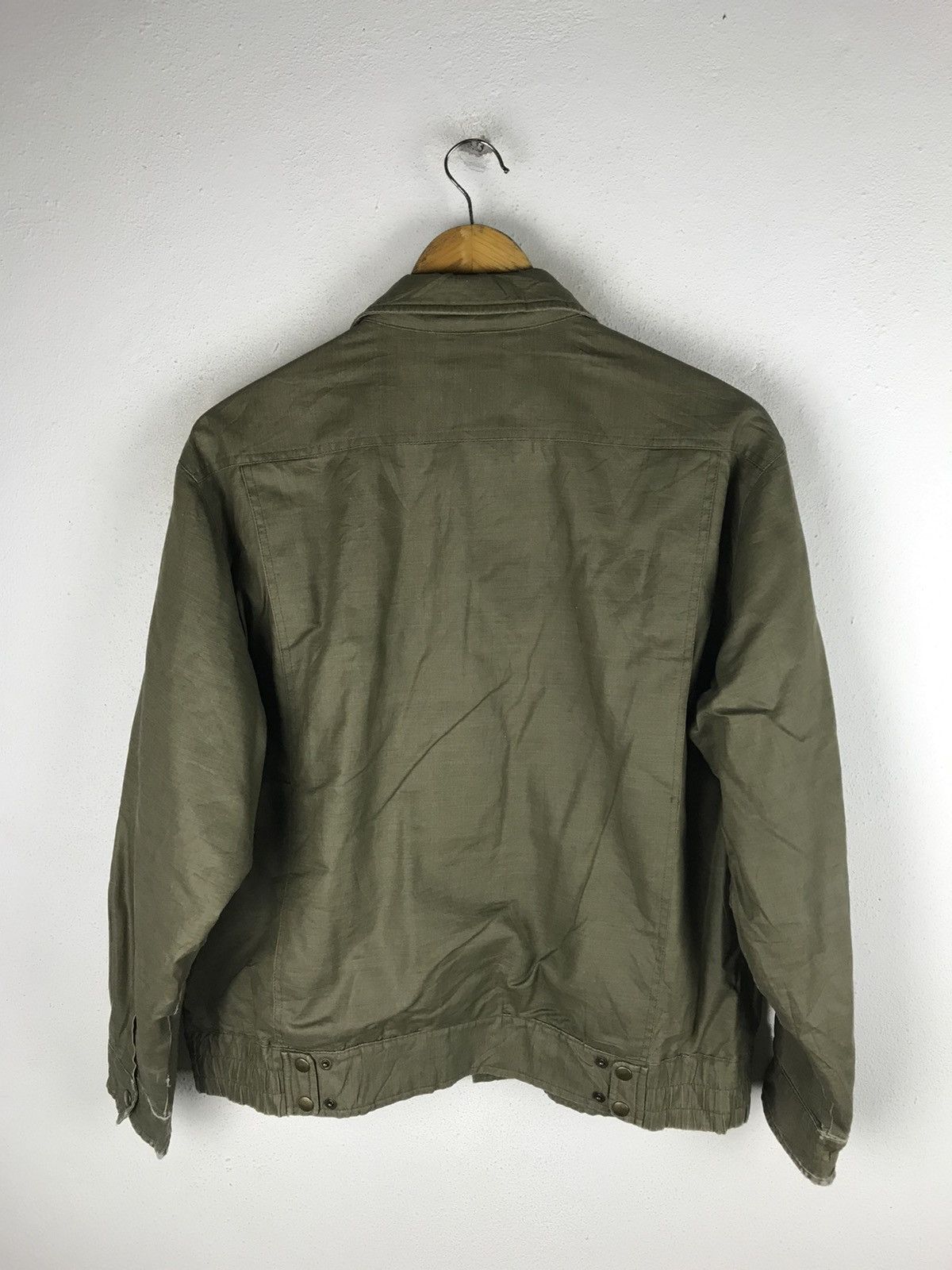 Vintage Kihin Vintage Military-Style Bomber Jacket - Olive Green Size US L / EU 52-54 / 3 - 6 Thumbnail