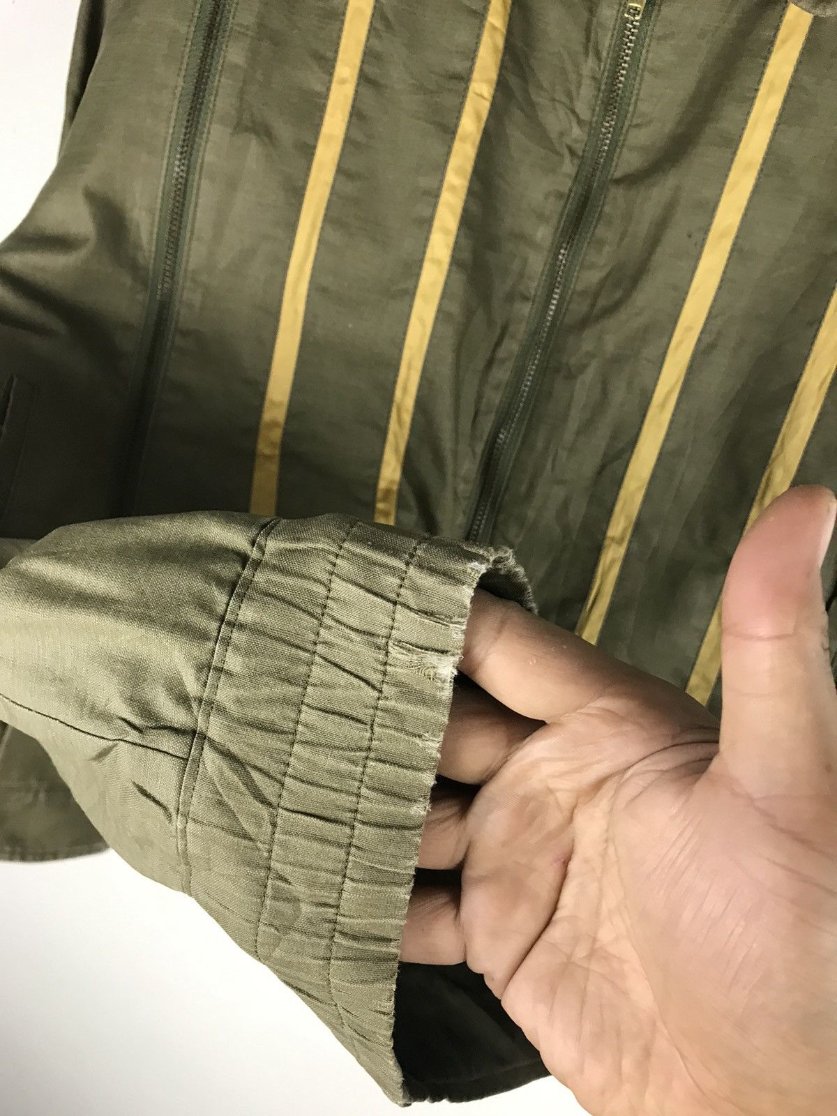 Vintage Kihin Vintage Military-Style Bomber Jacket - Olive Green Size US L / EU 52-54 / 3 - 8 Thumbnail
