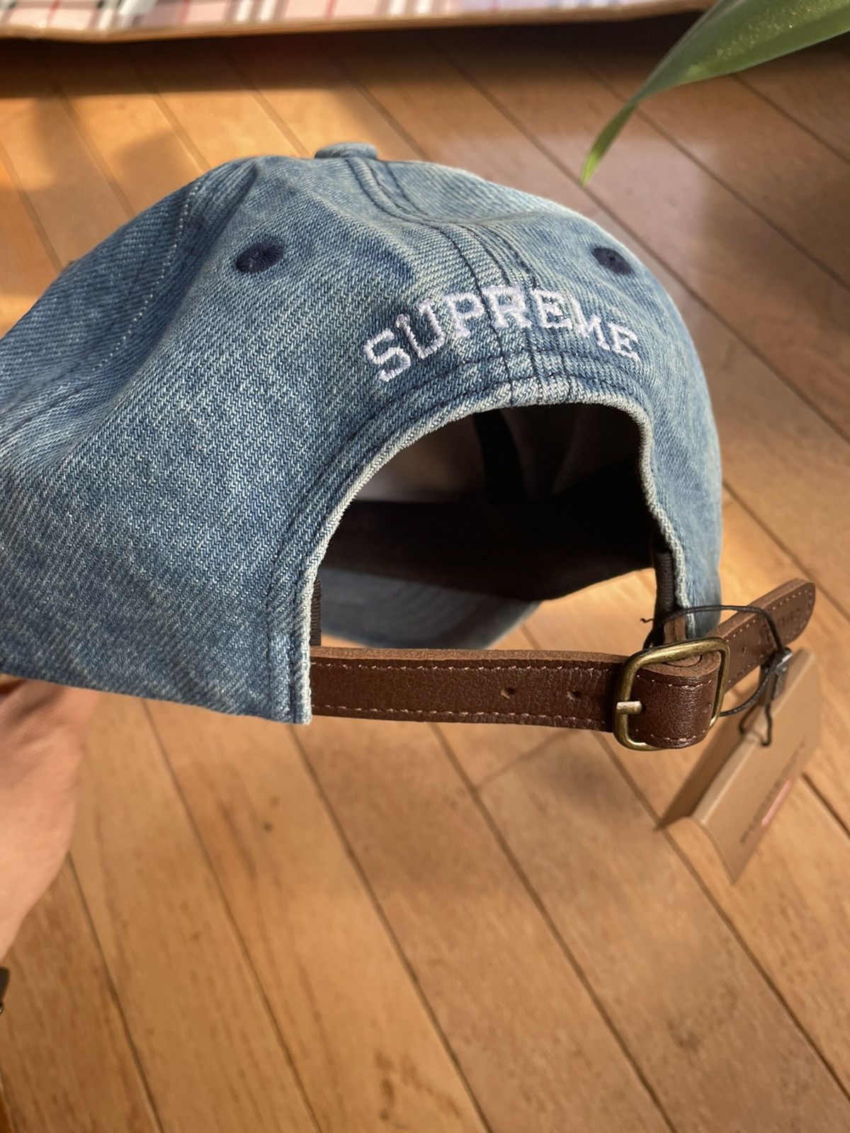 帽子 Supreme Burberry Denim 6-Panel cap Burberry × Supreme Supreme Burberry denim 6-panel hat | Grailed