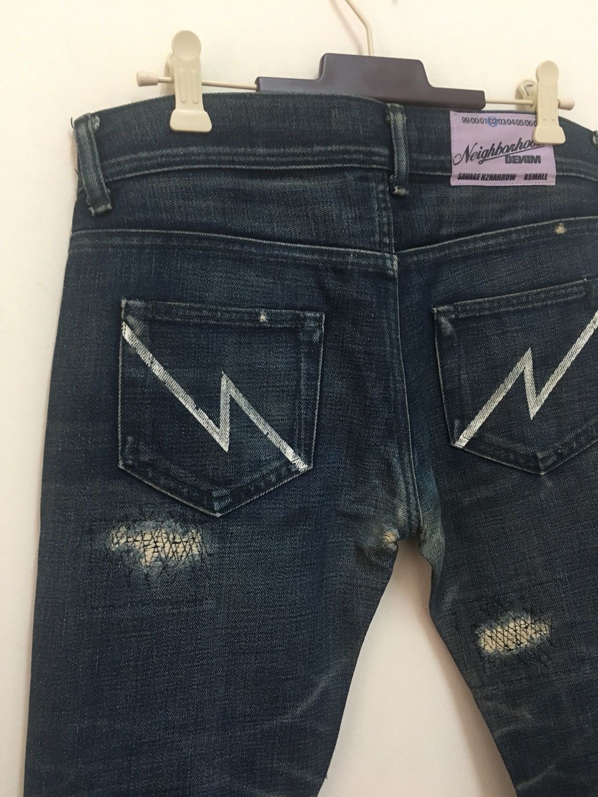 Neighborhood Neighborhood Denim Savage H2Narrow 2002 Model Skinny Size US 31 - 6 Thumbnail