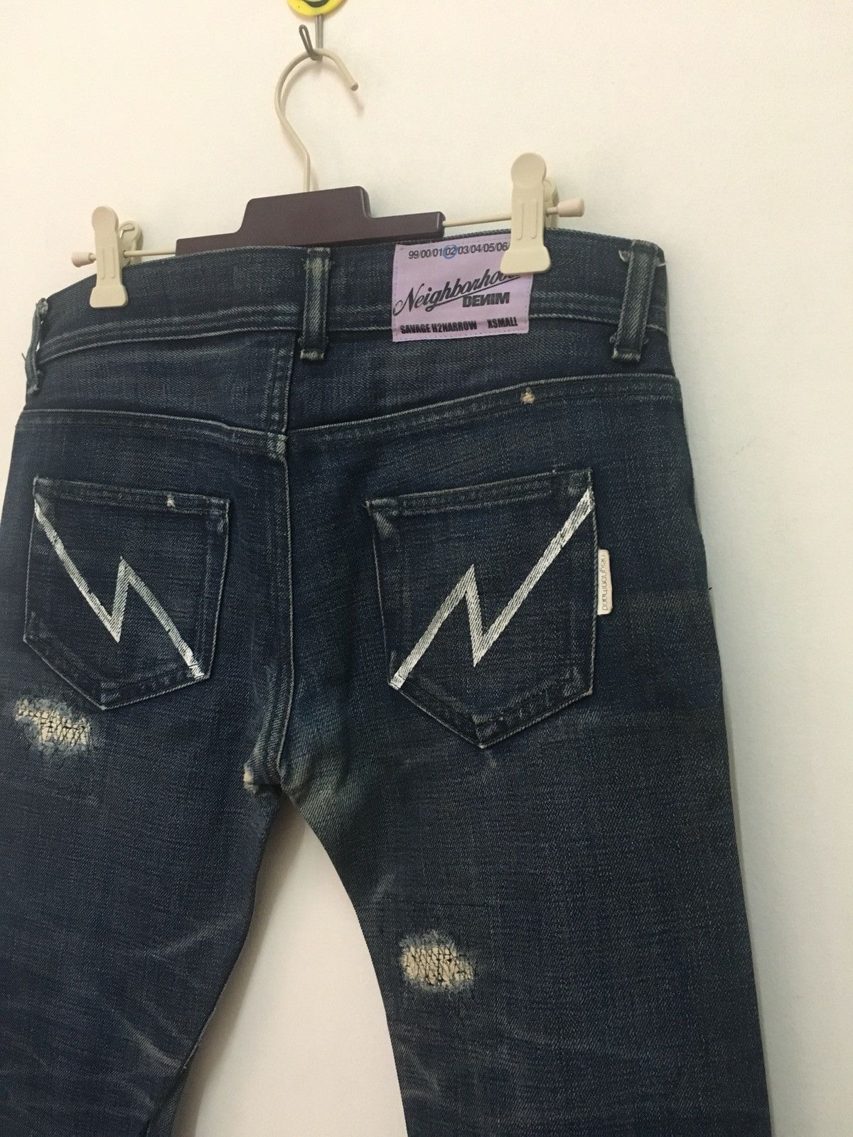 Neighborhood Neighborhood Denim Savage H2Narrow 2002 Model Skinny Size US 31 - 7 Thumbnail