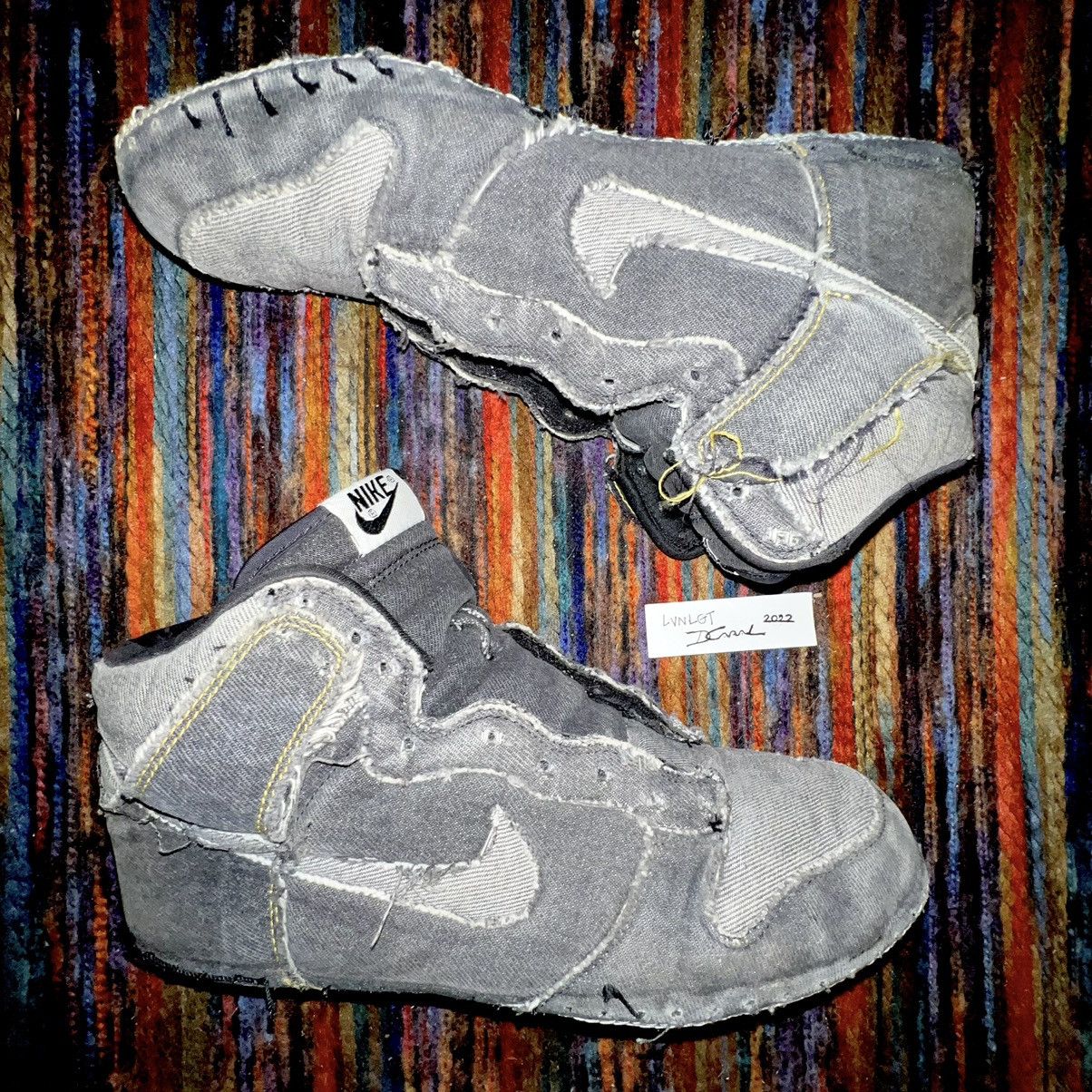 Nike Dunk High Denim Black | Grailed