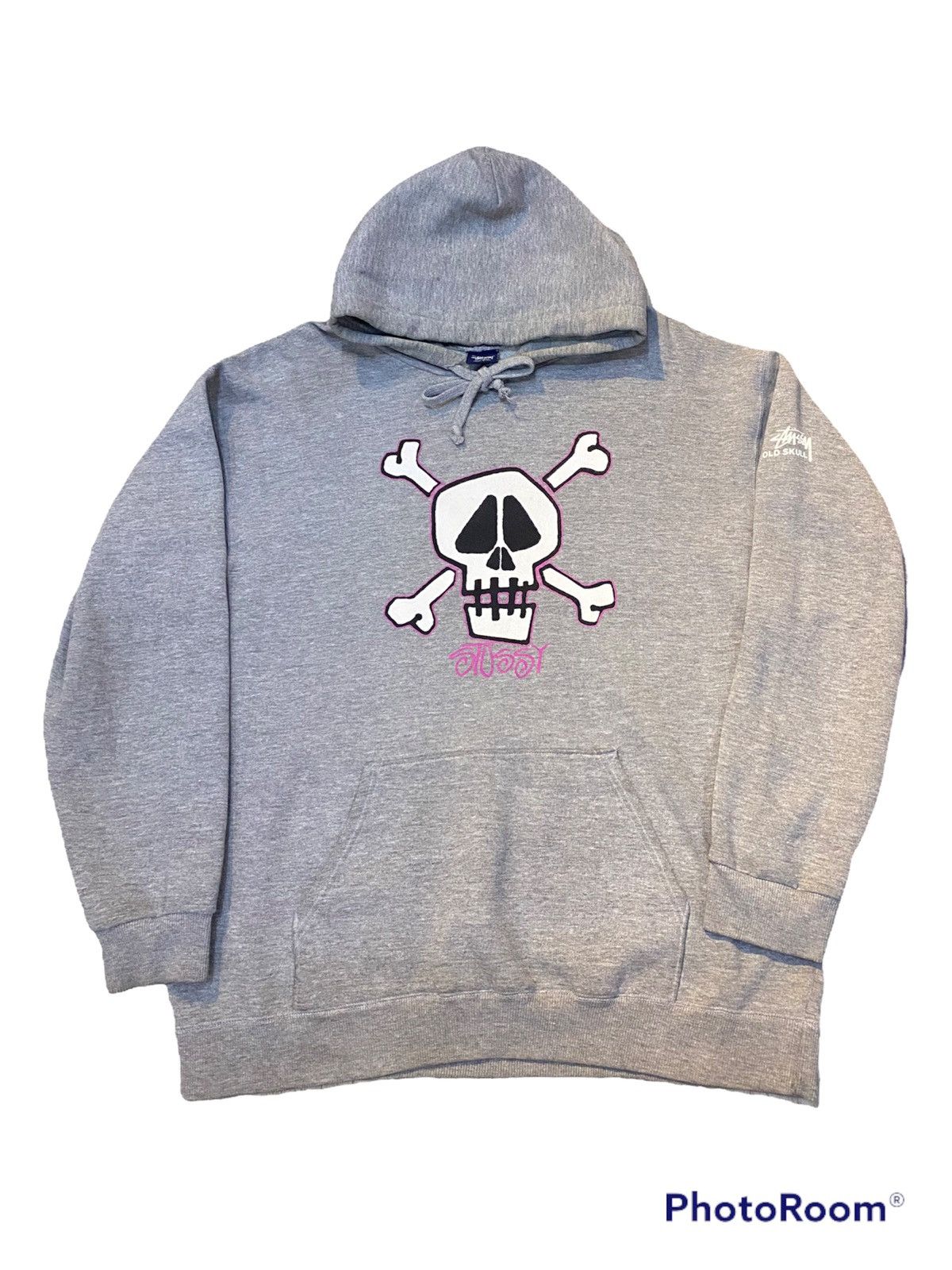 Stussy Vintage Bones Hoodie | Grailed