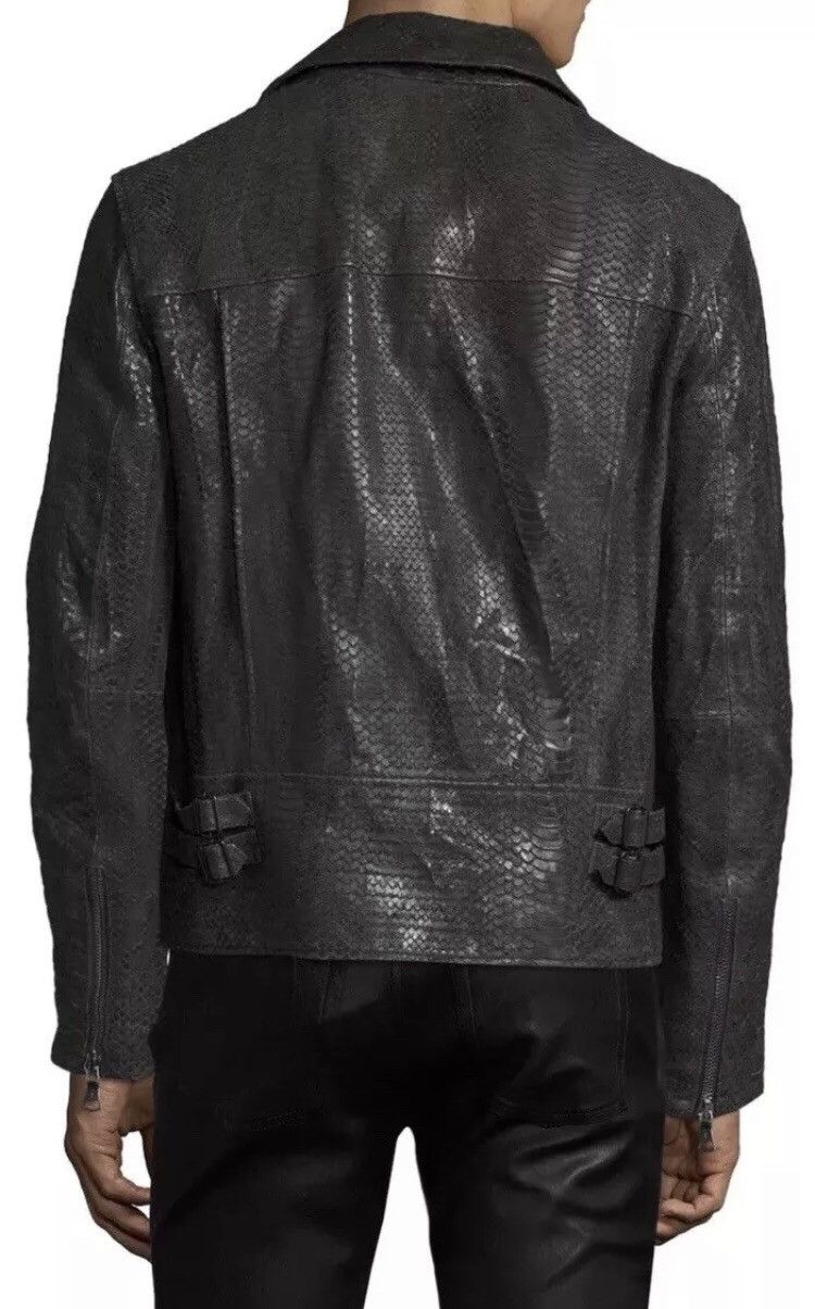 John Varvatos John Varvatos snakeskin embossed leather Jacket Size US L / EU 52-54 / 3 - 3 Thumbnail