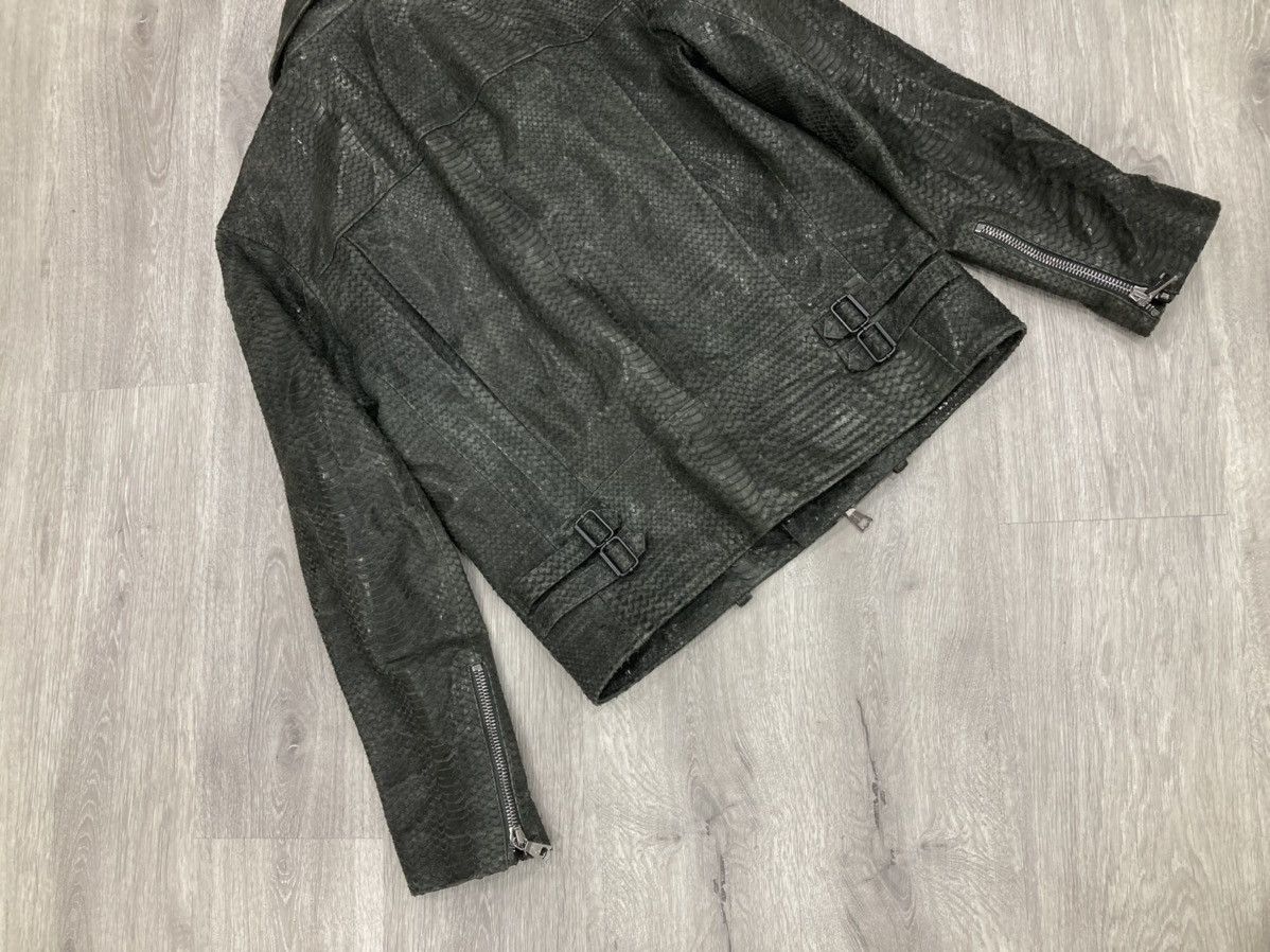 John Varvatos John Varvatos snakeskin embossed leather Jacket Size US L / EU 52-54 / 3 - 11 Thumbnail