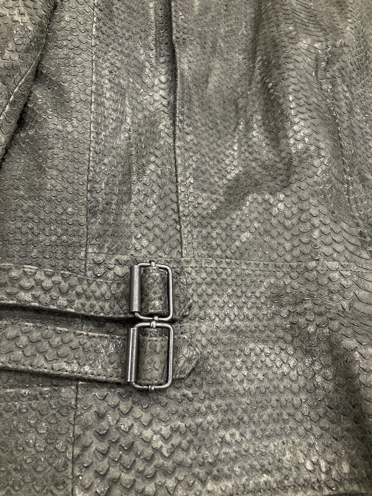 John Varvatos John Varvatos snakeskin embossed leather Jacket Size US L / EU 52-54 / 3 - 12 Thumbnail