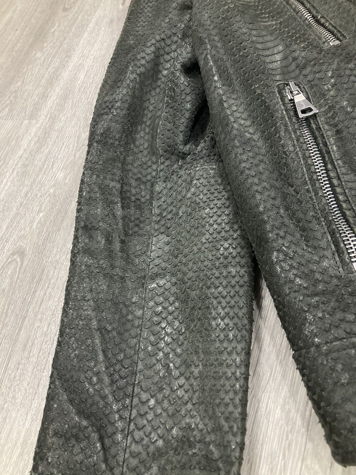 John Varvatos John Varvatos snakeskin embossed leather Jacket Size US L / EU 52-54 / 3 - 7 Thumbnail