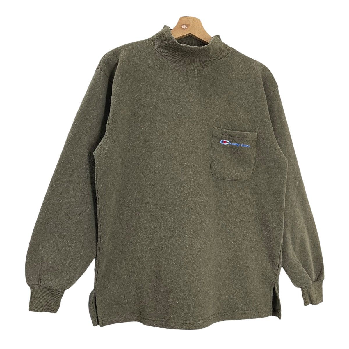 Champion Vintage 90’s Champion Euro Crewneck Longsleeve Size M Size US M / EU 48-50 / 2 - 2 Thumbnail