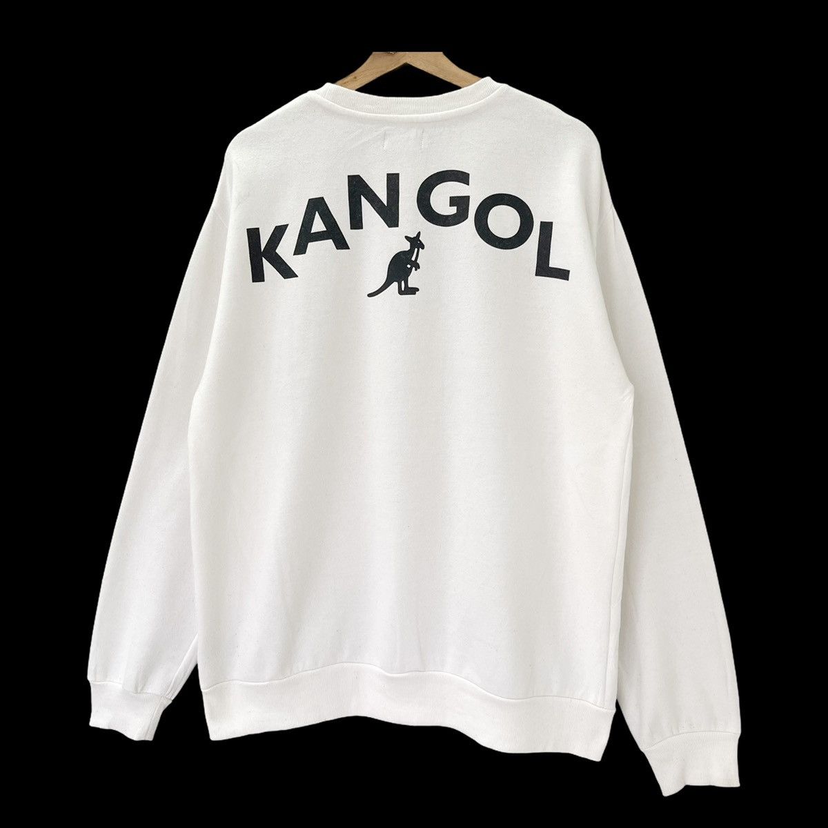 Japanese Brand Kangol Big Back Logo Printed Crewneck Sweatshirt Size M Size US L / EU 52-54 / 3 - 3 Thumbnail