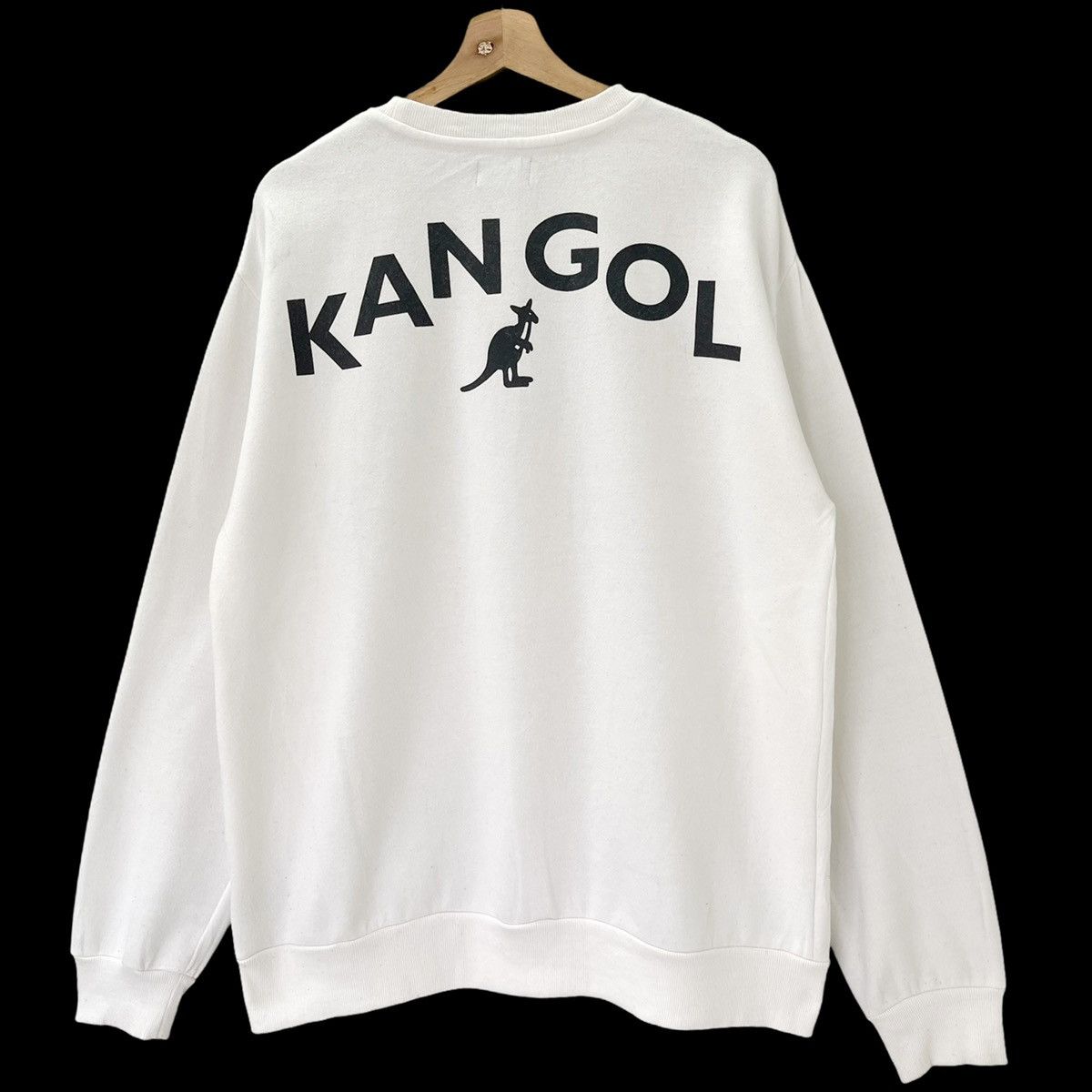 Japanese Brand Kangol Big Back Logo Printed Crewneck Sweatshirt Size M Size US L / EU 52-54 / 3 - 4 Thumbnail