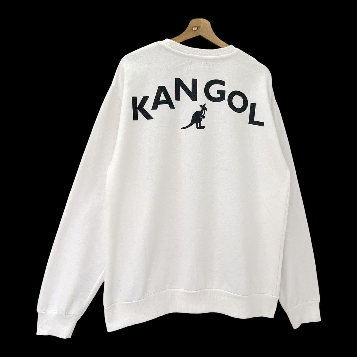 Japanese Brand Kangol Big Back Logo Printed Crewneck Sweatshirt Size M Size US L / EU 52-54 / 3 - 2 Thumbnail