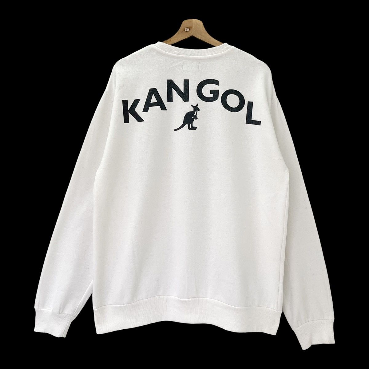 Japanese Brand Kangol Big Back Logo Printed Crewneck Sweatshirt Size M Size US L / EU 52-54 / 3 - 1 Thumbnail