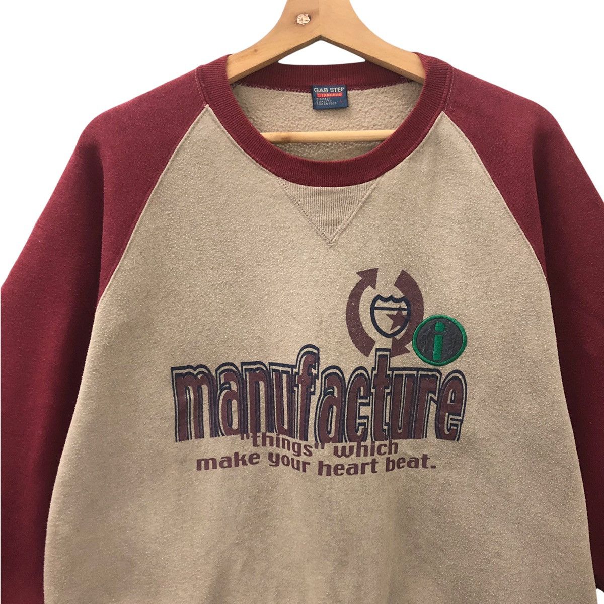 Japanese Brand Manufacture Crewneck Sweatshirt Size L Size US L / EU 52-54 / 3 - 4 Thumbnail