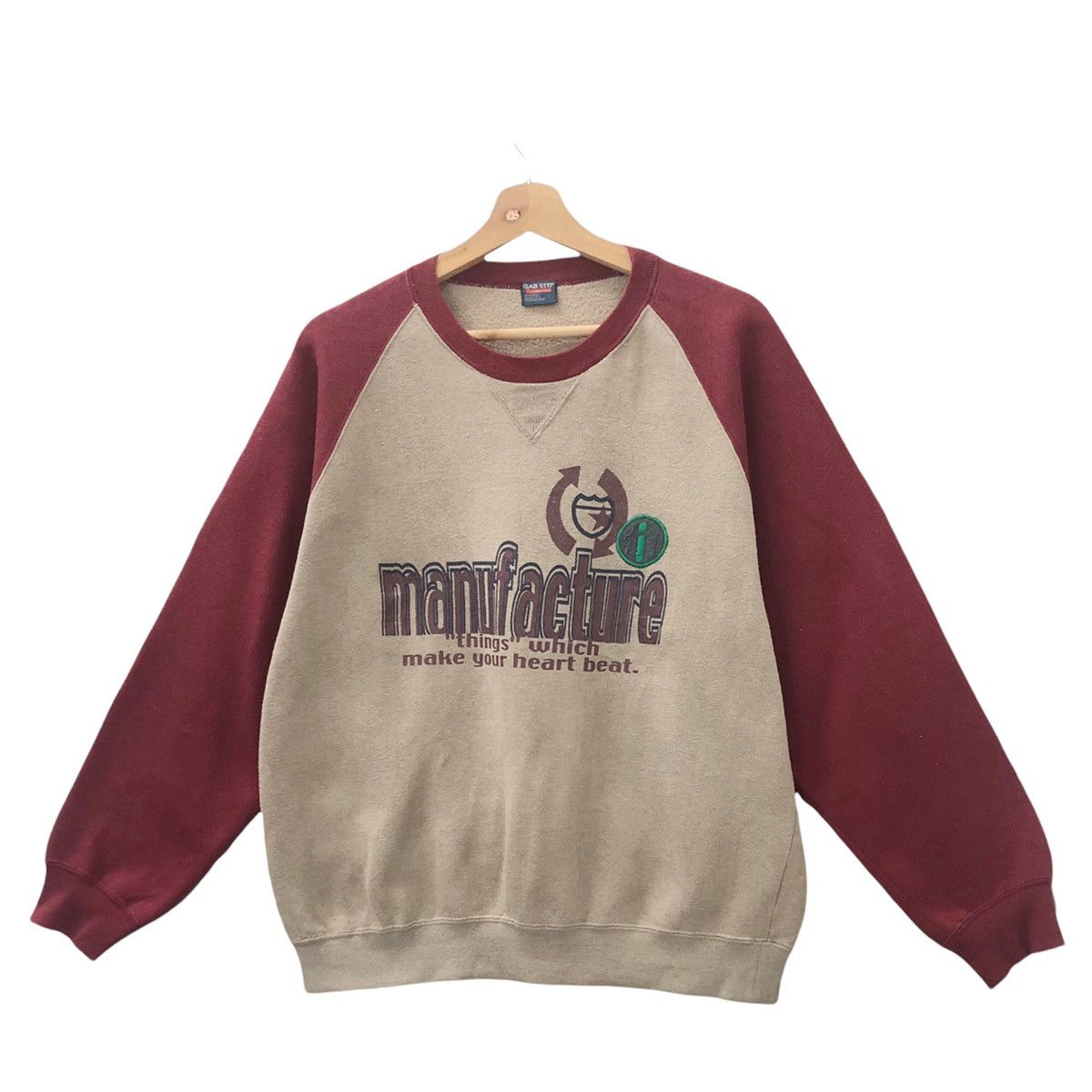 Japanese Brand Manufacture Crewneck Sweatshirt Size L Size US L / EU 52-54 / 3 - 3 Thumbnail