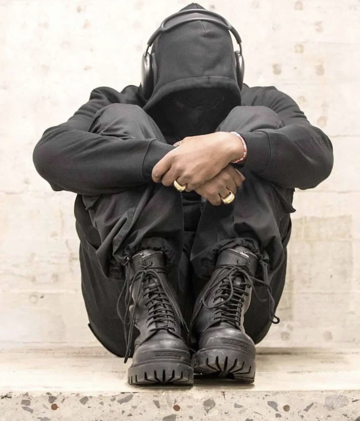 *RARE* WORN BY KANYE - BALENCIAGA MASTER LACE UP BOOTS