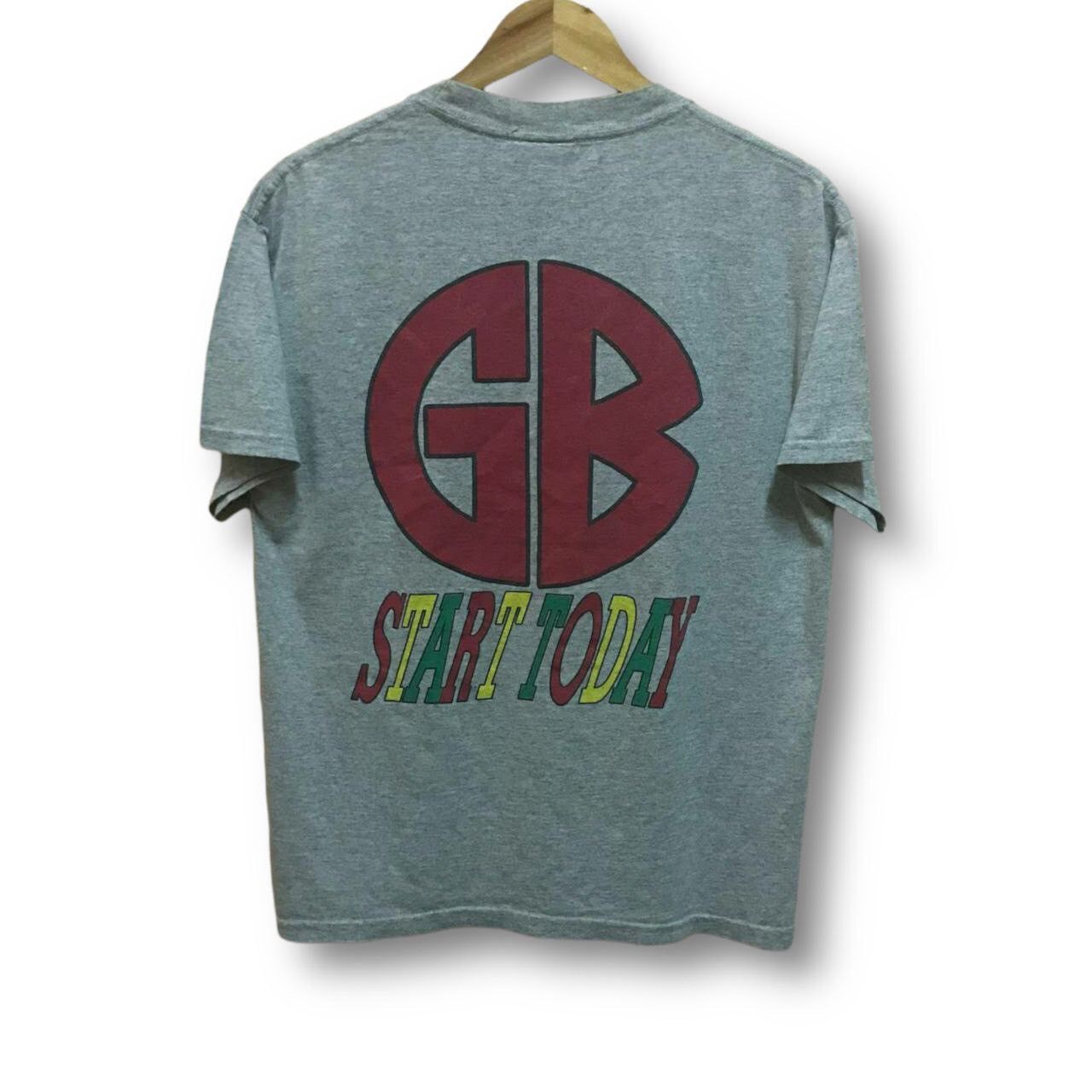 Band Tees × Vintage Vintage Gorilla Biscuits Start Today Hardcore Punk T Shirt Size US M / EU 48-50 / 2 - 1 Thumbnail