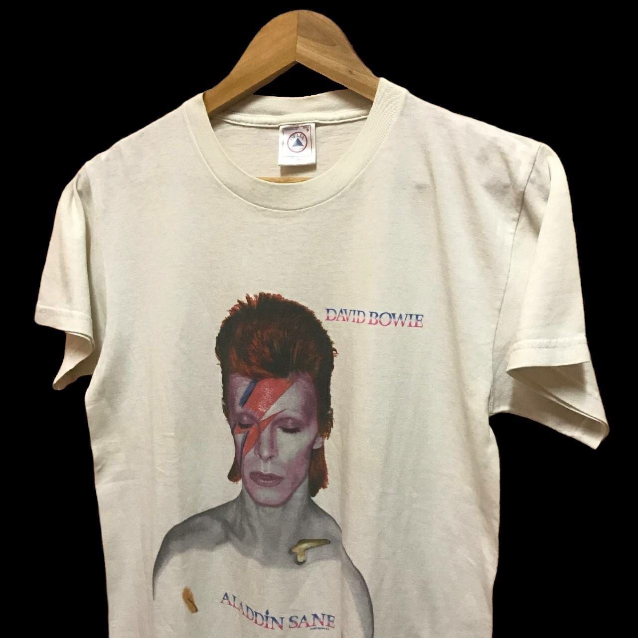 Band Tees × Vintage Vintage 1998 David Bowie Aladdin Sane T Shirt Size US S / EU 44-46 / 1 - 2 Thumbnail