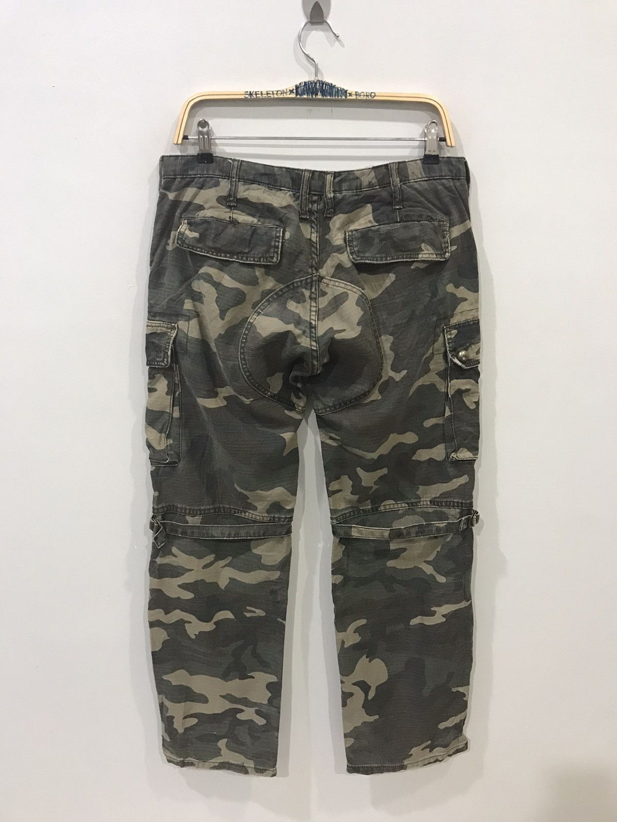 Japanese Brand × Seditionaries PURPLE&YELLOW Japan Vujade Punk Design Zipper Leg Cargo Pant Size US 32 / EU 48 - 10 Thumbnail