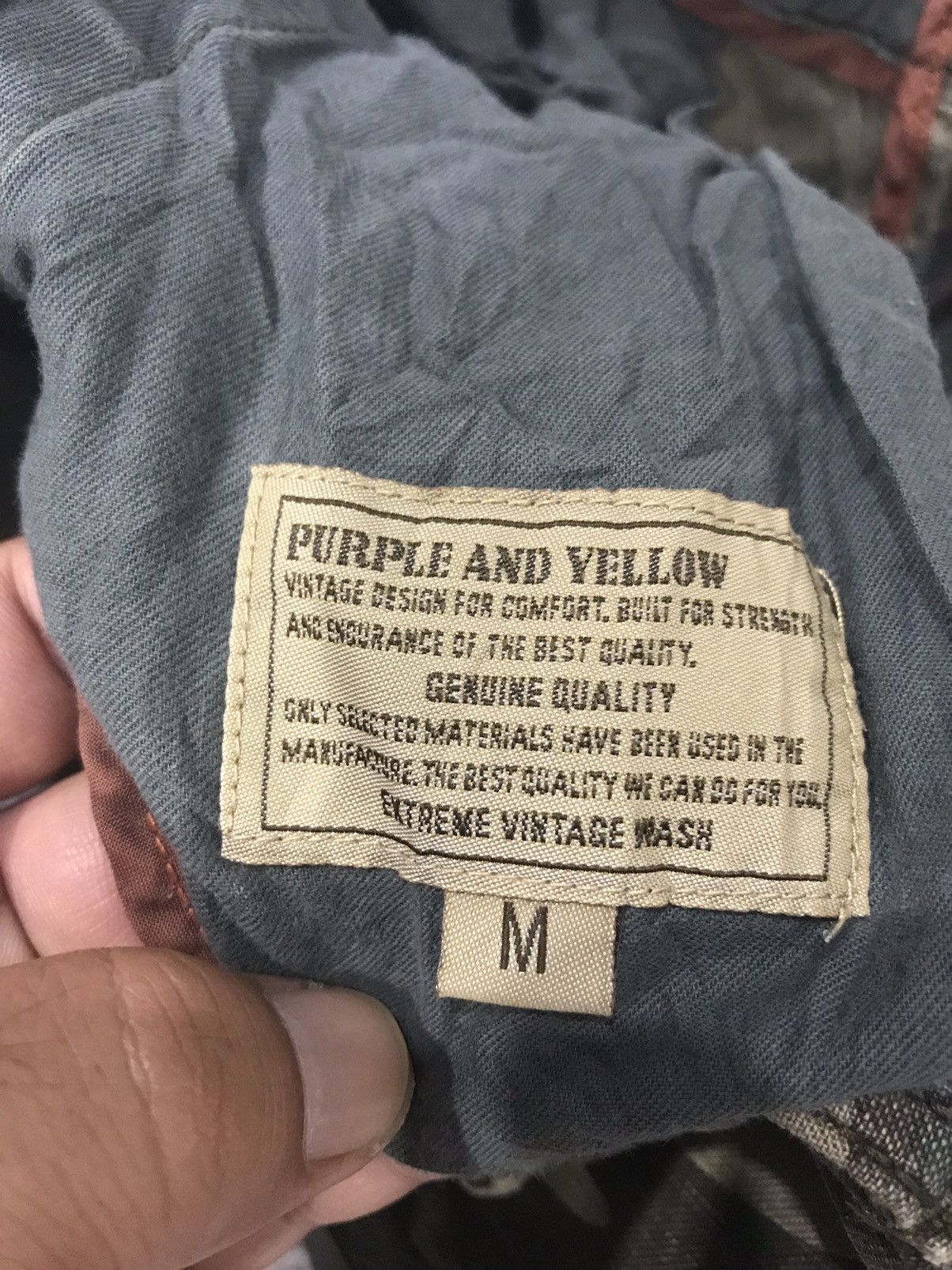 Japanese Brand × Seditionaries PURPLE&YELLOW Japan Vujade Punk Design Zipper Leg Cargo Pant Size US 32 / EU 48 - 19 Thumbnail