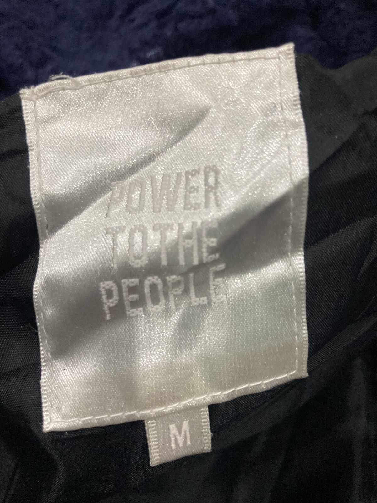 Japanese Brand POWER TO THE PEOPLE HOODIE FLEECE JACKET Size US M / EU 48-50 / 2 - 6 Thumbnail