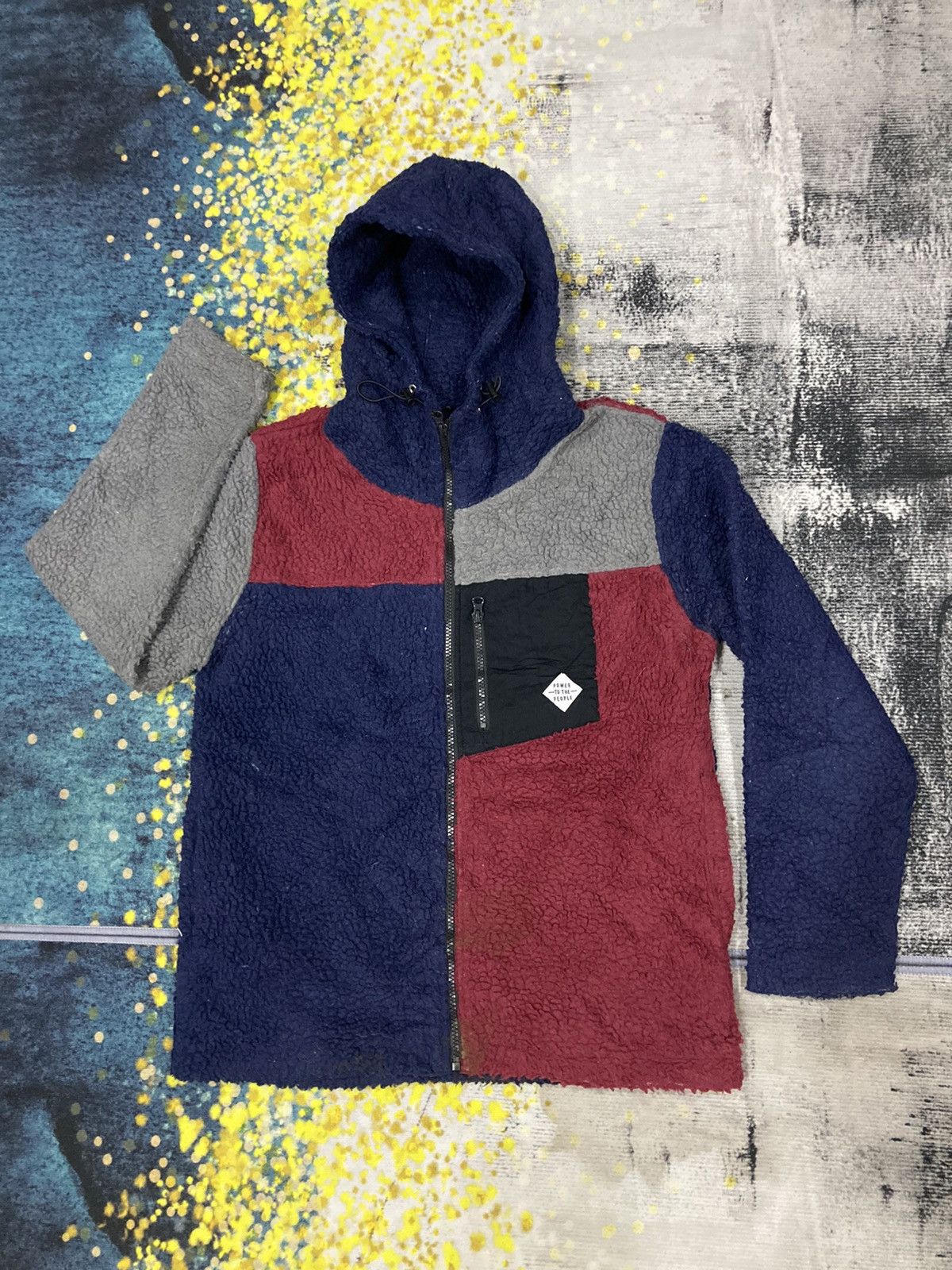 Japanese Brand POWER TO THE PEOPLE HOODIE FLEECE JACKET Size US M / EU 48-50 / 2 - 1 Thumbnail