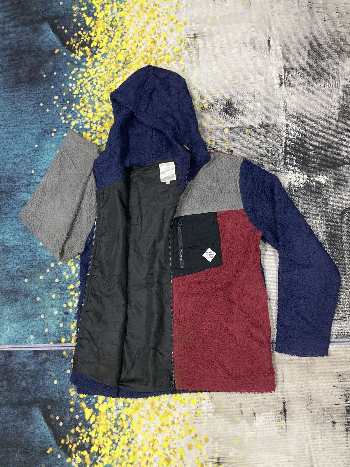 Japanese Brand POWER TO THE PEOPLE HOODIE FLEECE JACKET Size US M / EU 48-50 / 2 - 2 Thumbnail