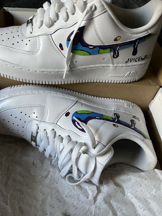 custom nike air force 1 juice wrld