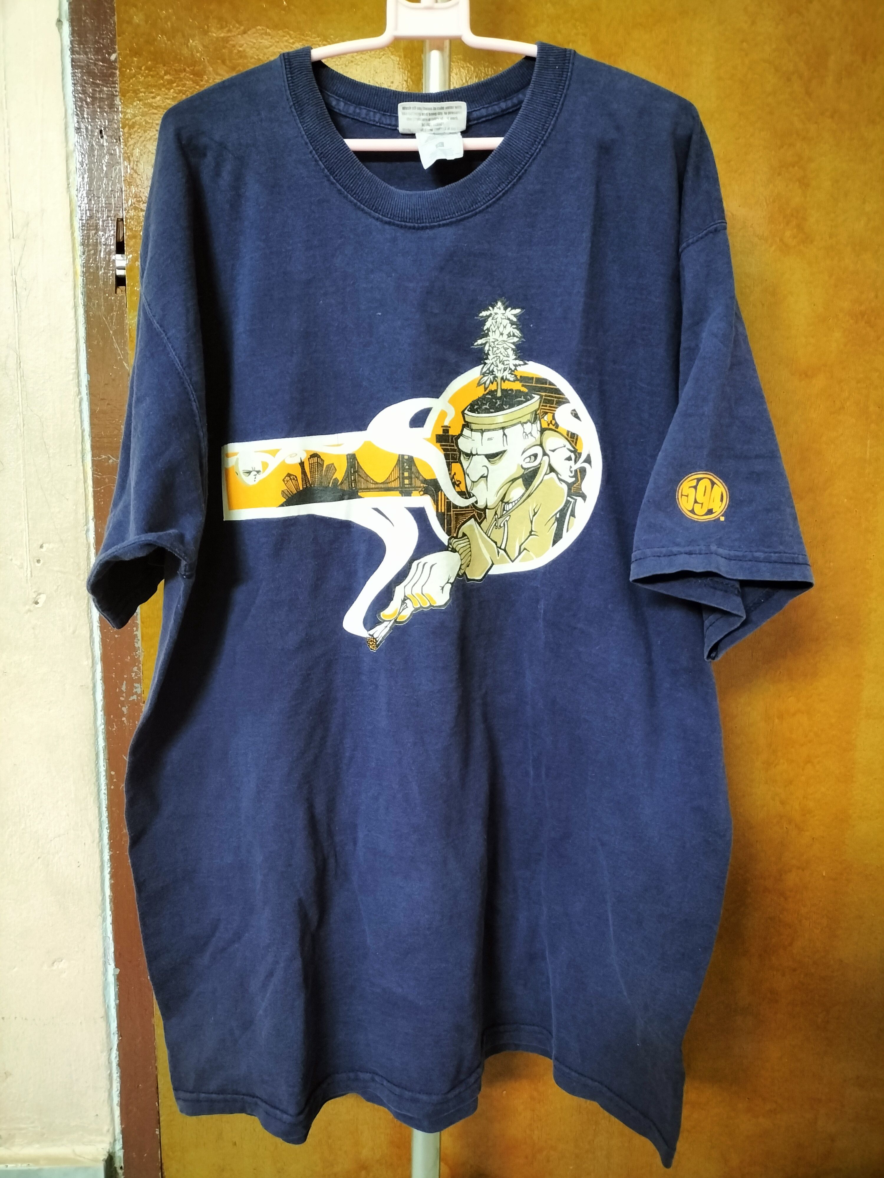 Vintage 90s No Boundaries Smoke Weed Street fashion Size US XXL / EU 58 / 5 - 1 Thumbnail