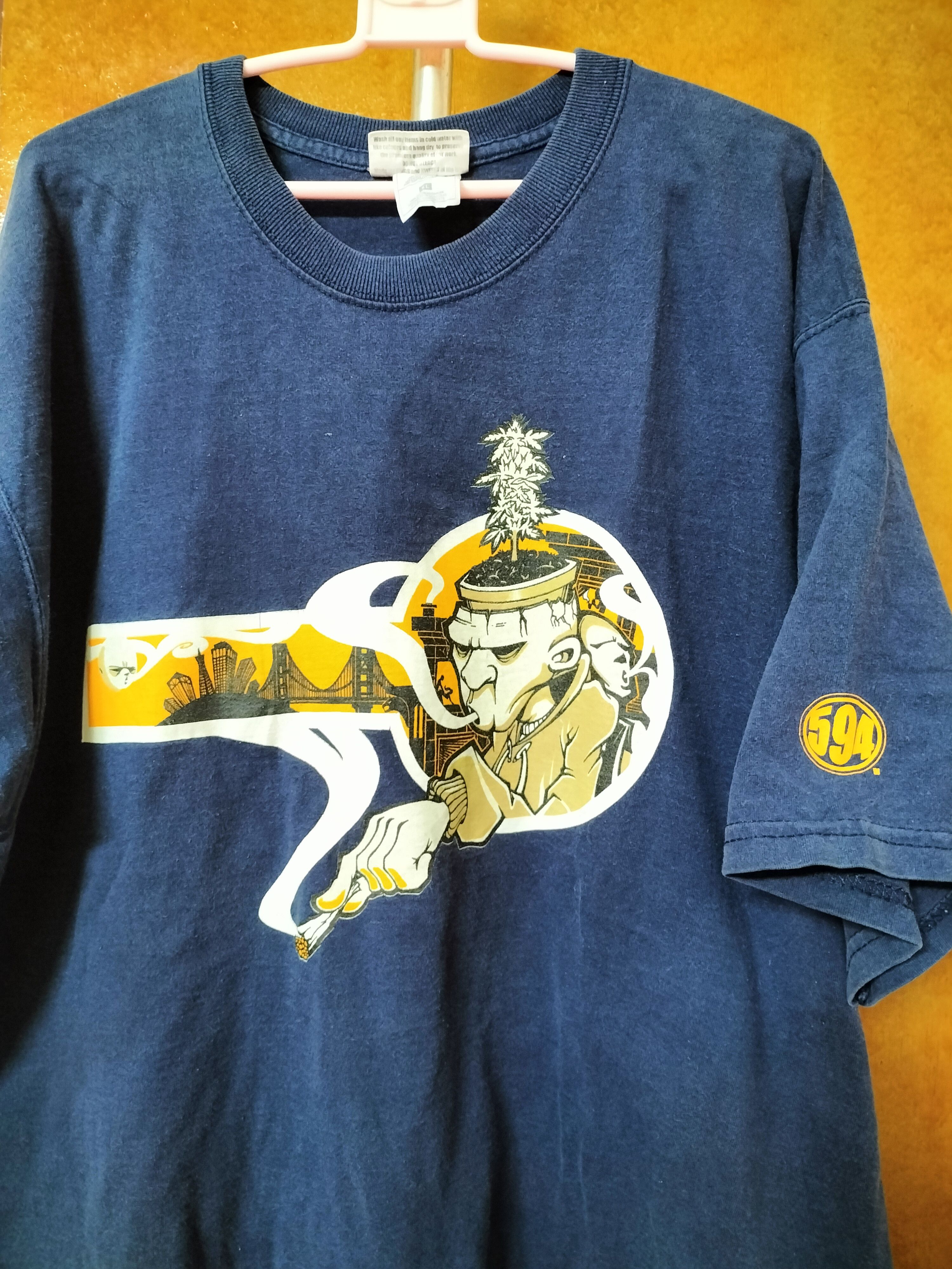 Vintage 90s No Boundaries Smoke Weed Street fashion Size US XXL / EU 58 / 5 - 2 Thumbnail