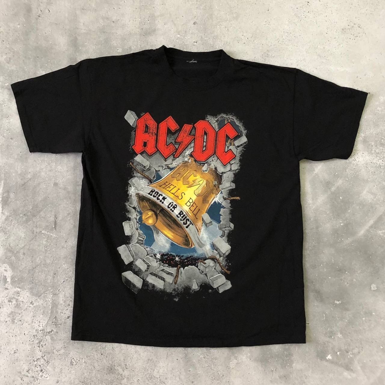 Band Tees 2015 AC DC Hell Bell Tee Rock Or Bust T Shirt Size XL Size US XL / EU 56 / 4 - 1 Thumbnail