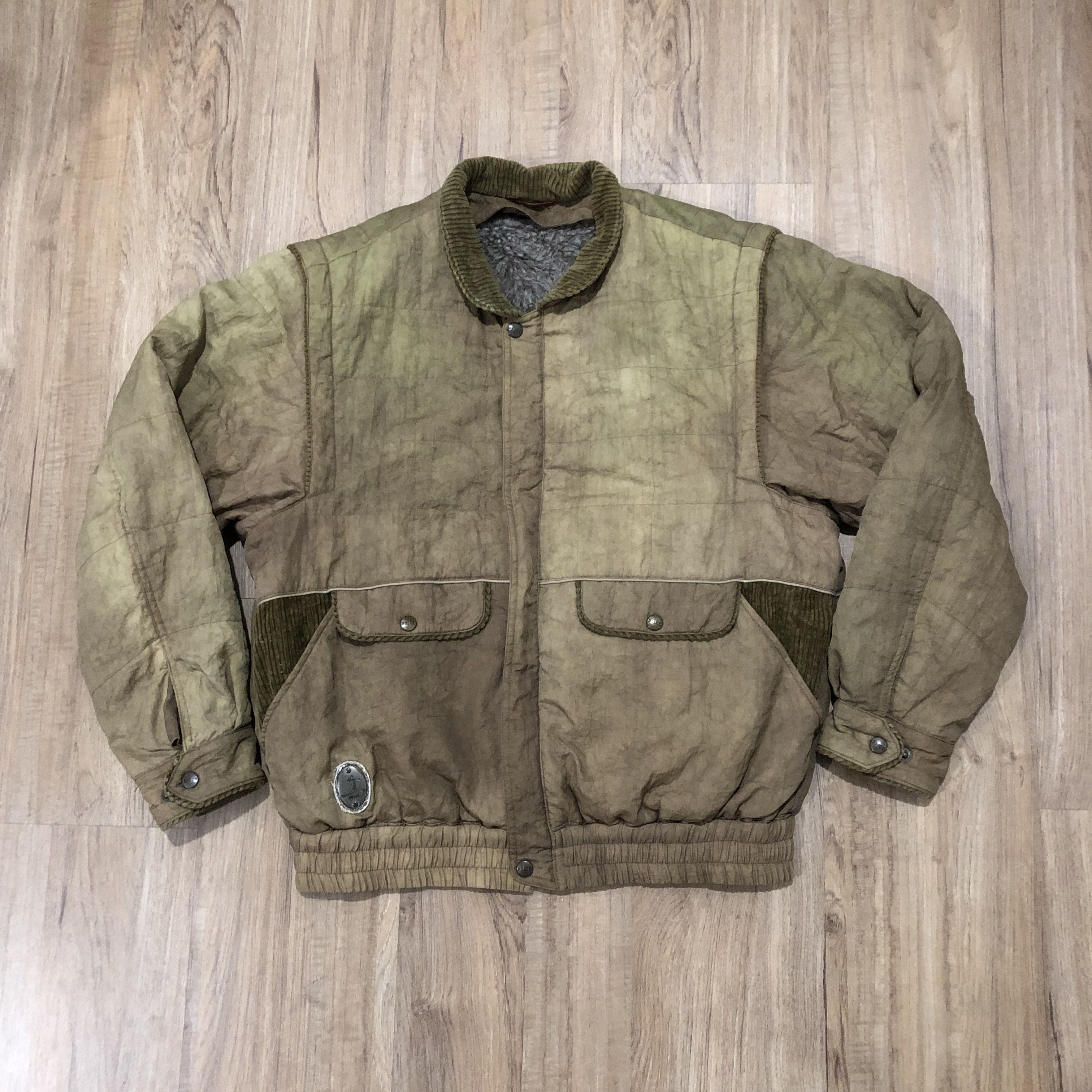 Japanese Brand × Vintage Vintage Dolce Bomber Jacket Fur Removable Lining Size US L / EU 52-54 / 3 - 1 Thumbnail
