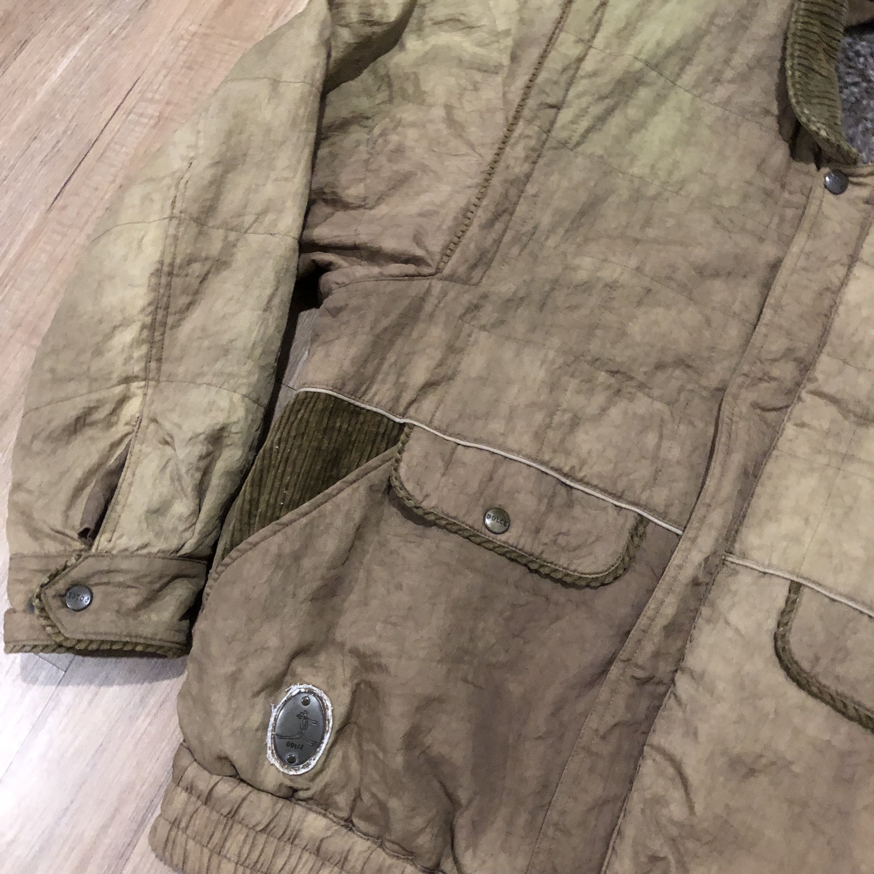 Japanese Brand × Vintage Vintage Dolce Bomber Jacket Fur Removable Lining Size US L / EU 52-54 / 3 - 3 Thumbnail