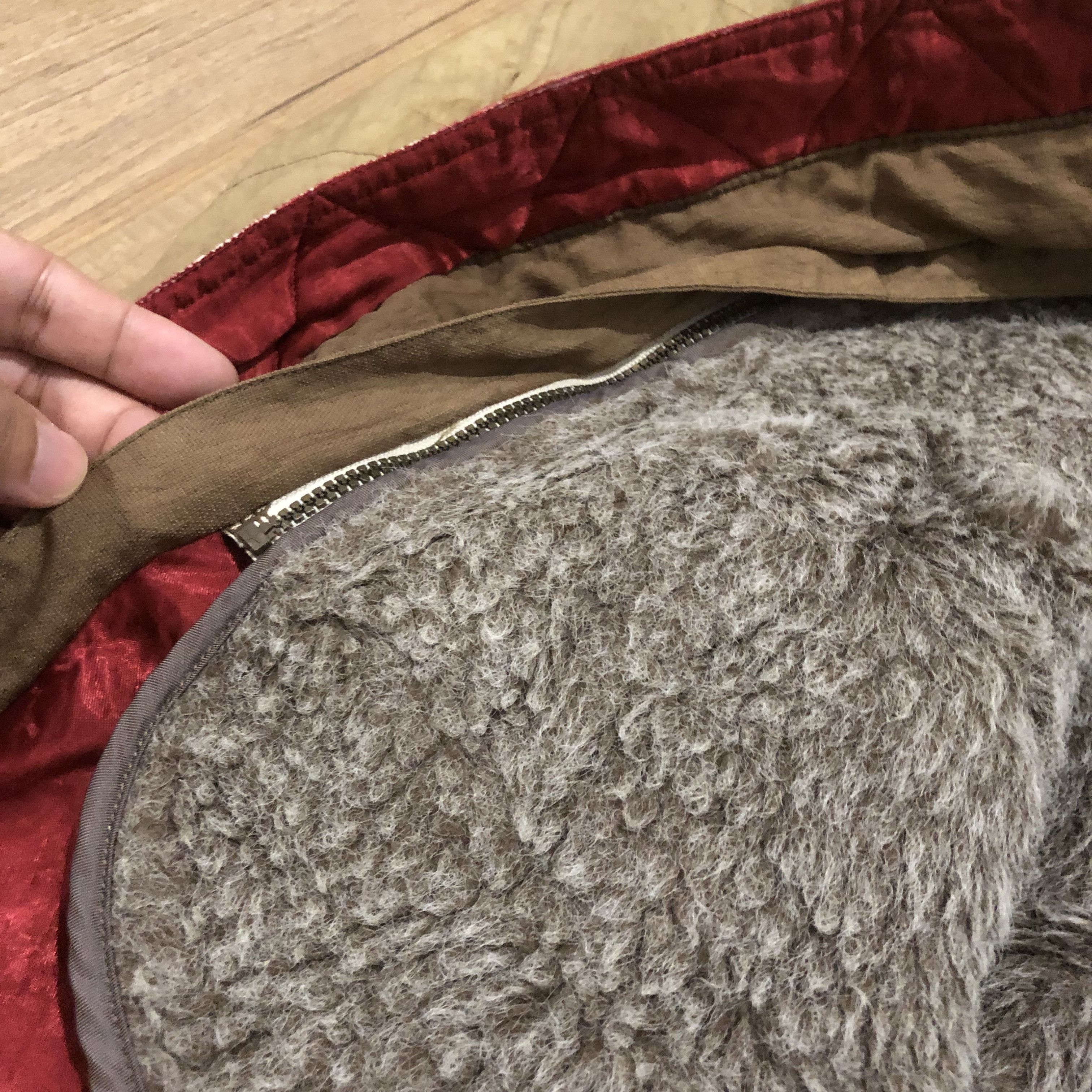 Japanese Brand × Vintage Vintage Dolce Bomber Jacket Fur Removable Lining Size US L / EU 52-54 / 3 - 9 Thumbnail