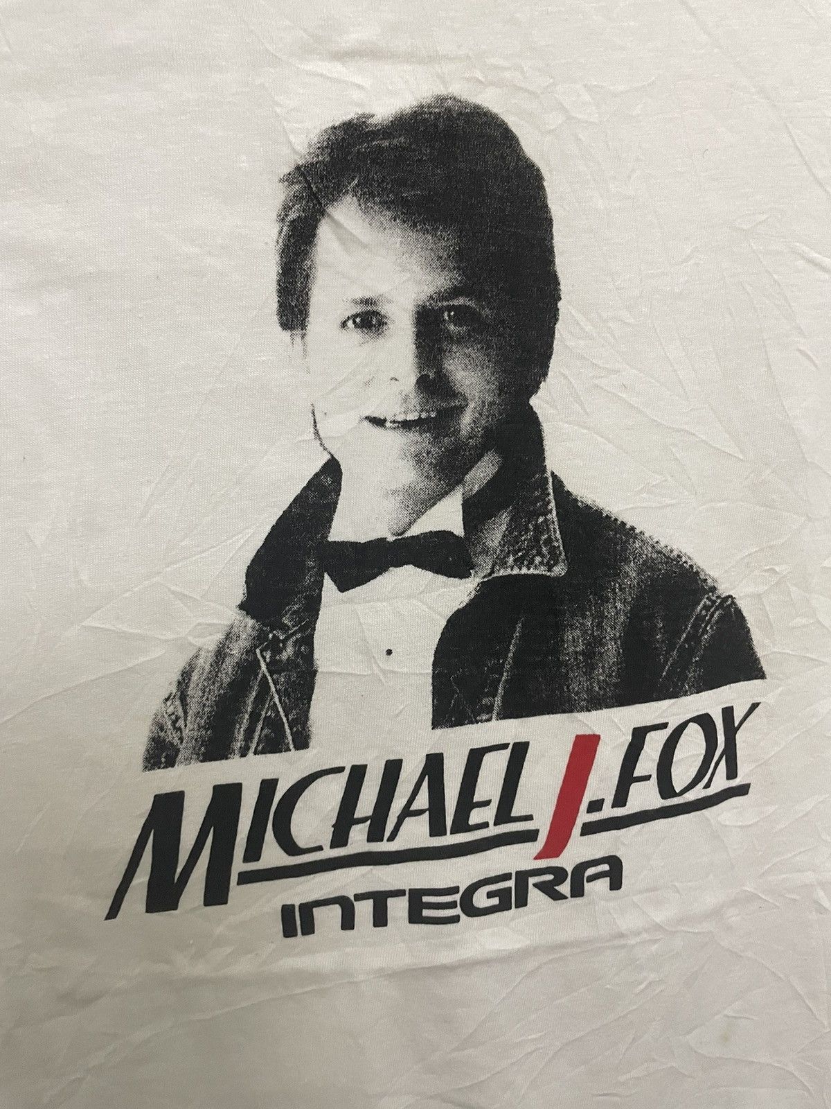 Vintage Michael J. Fox Integra Promo Shirt Back To The Future Size US M / EU 48-50 / 2 - 2 Thumbnail