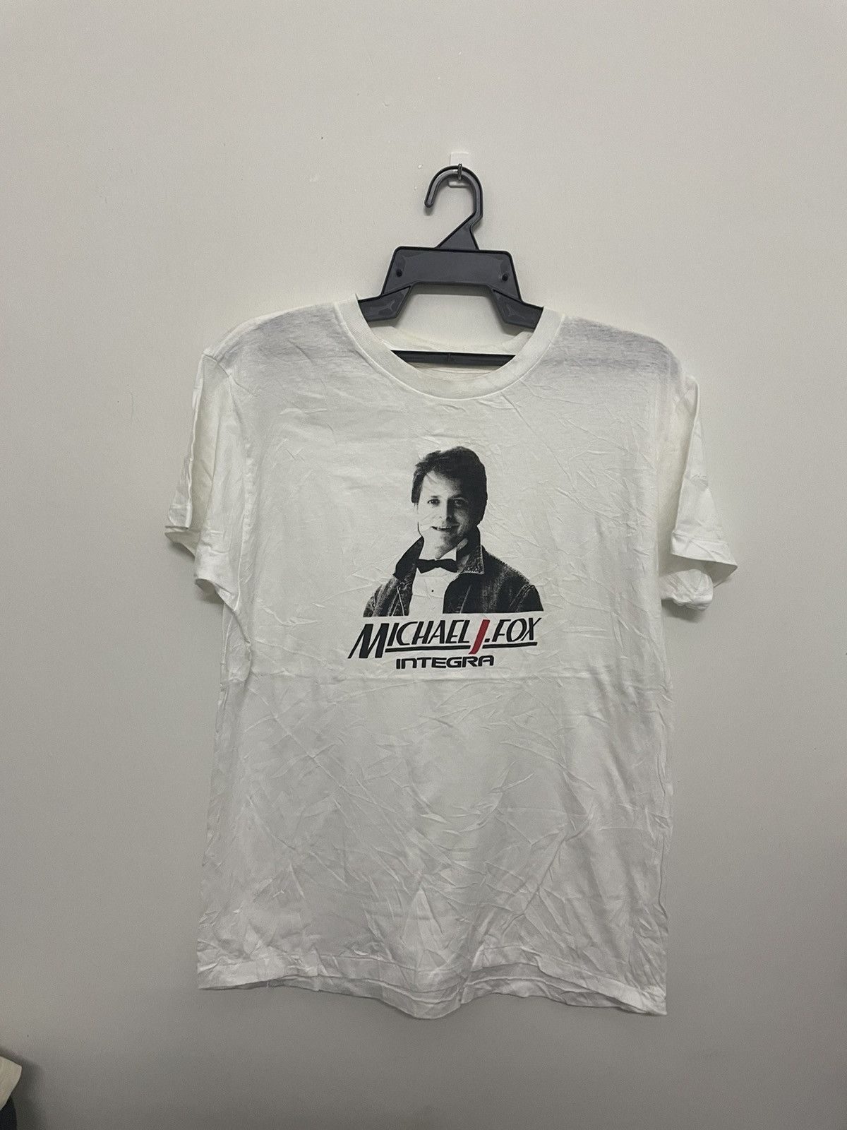 Vintage Michael J. Fox Integra Promo Shirt Back To The Future Size US M / EU 48-50 / 2 - 1 Thumbnail