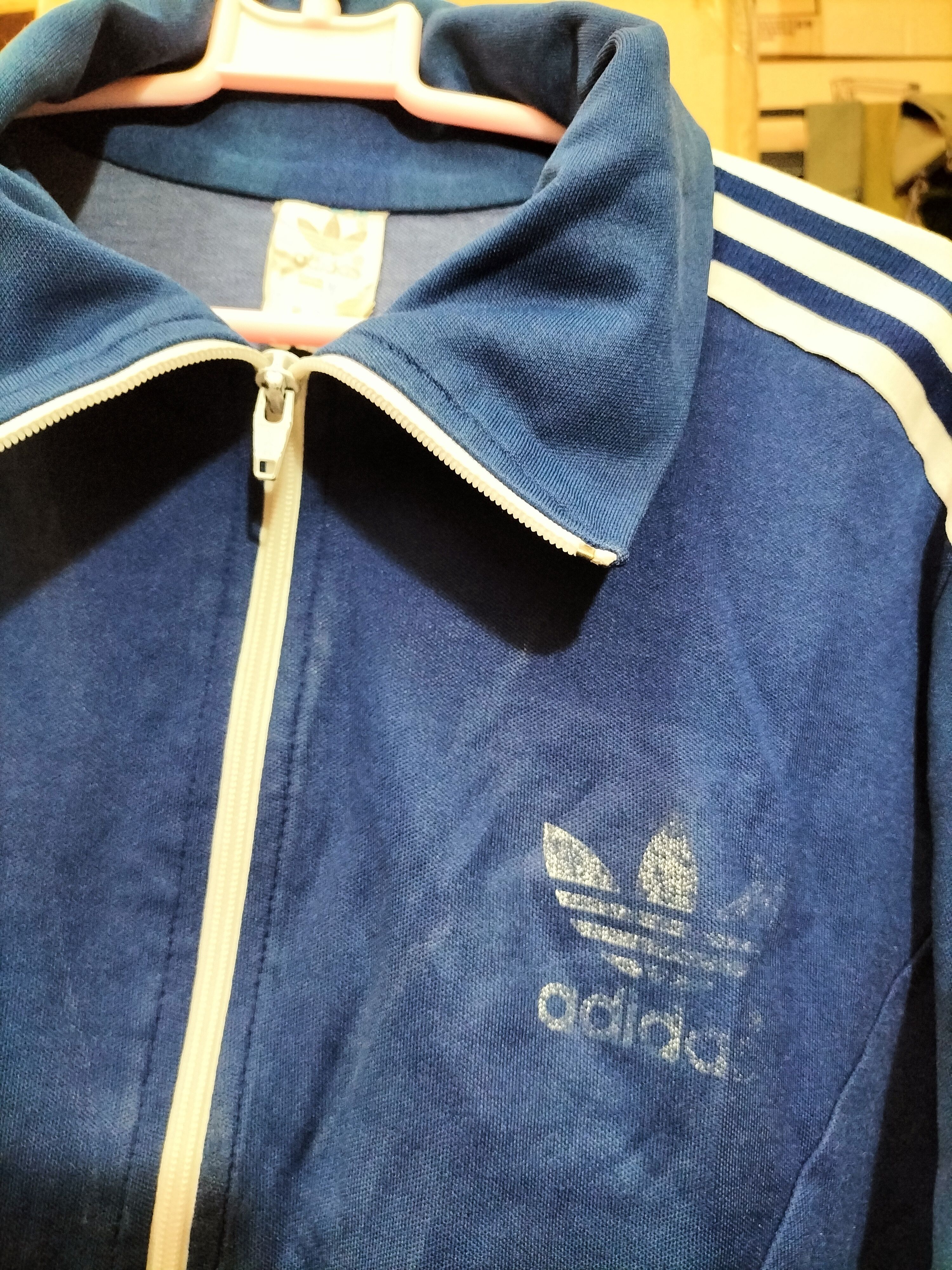 Adidas 80s Adidas Track Top Stripes sports fashion Size US L / EU 52-54 / 3 - 2 Thumbnail
