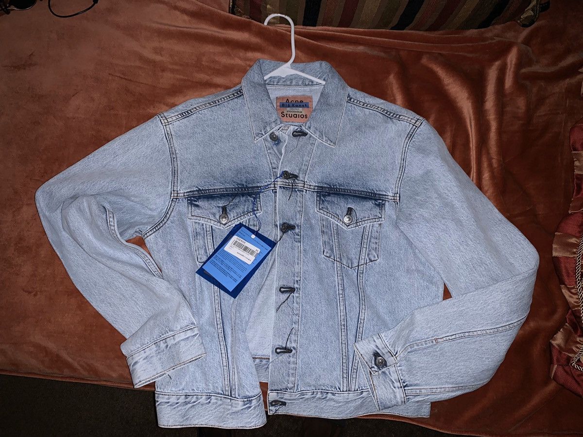 Acne Studios Acne Studios Blå Konst Denim Jacket Size US XL / EU 56 / 4 - 4 Thumbnail