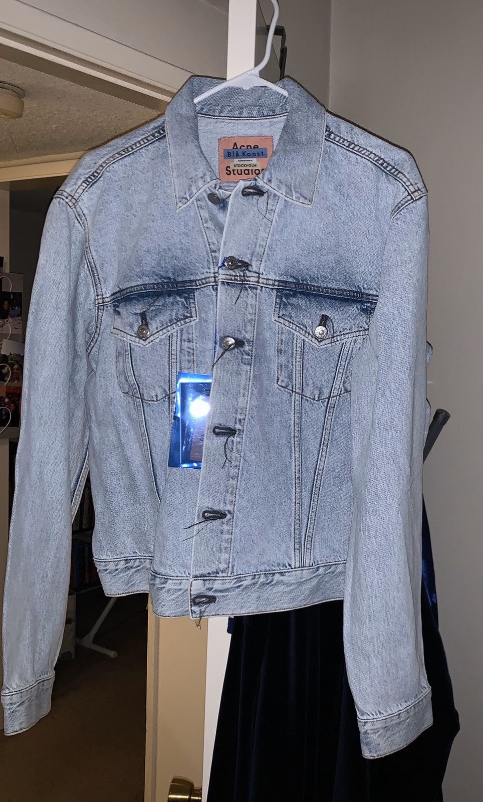 Acne Studios Acne Studios Blå Konst Denim Jacket Size US XL / EU 56 / 4 - 1 Thumbnail
