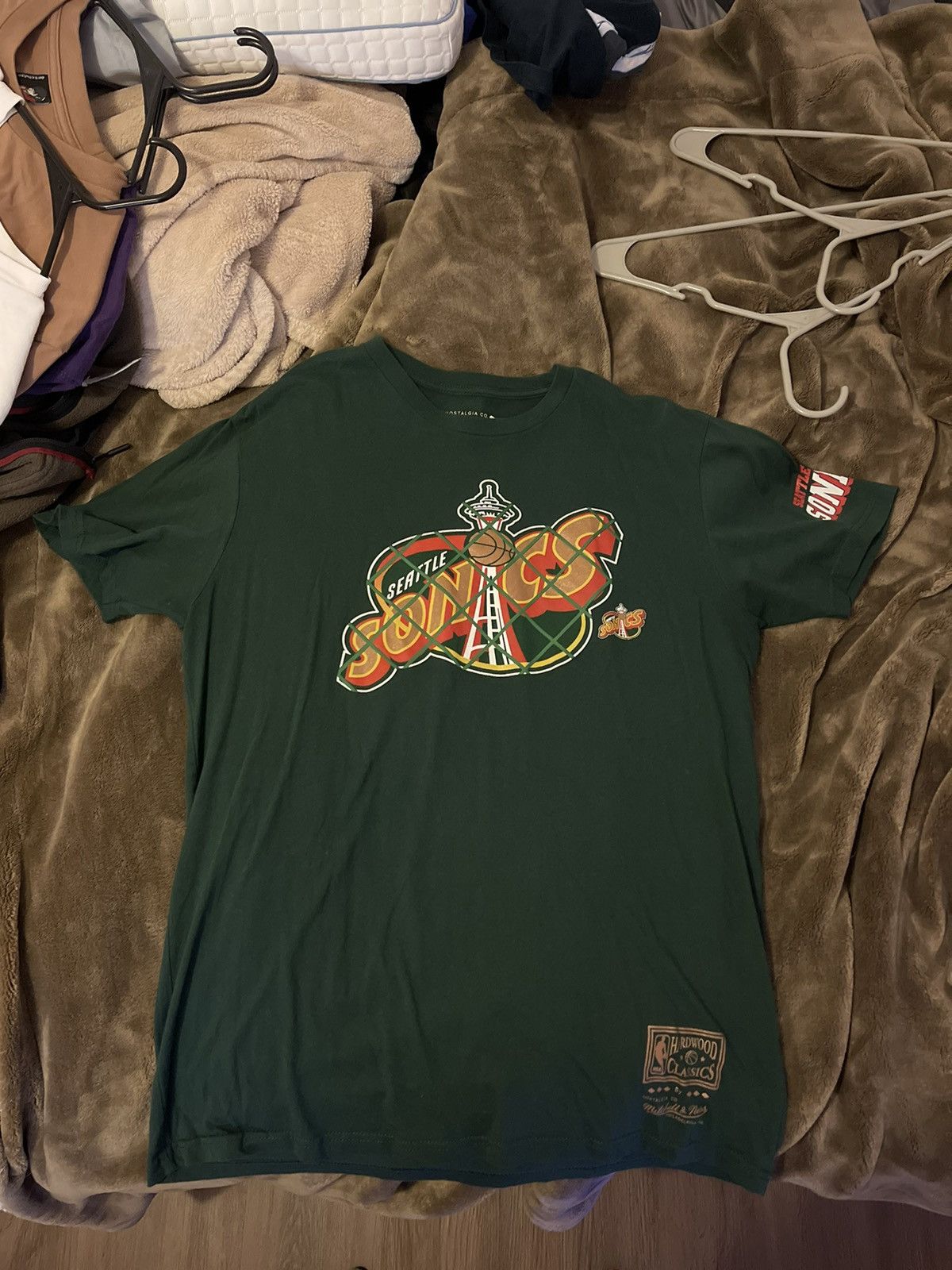 Mitchell & Ness Grid Tee Seattle SuperSonics Size US L / EU 52-54 / 3 - 1 Thumbnail