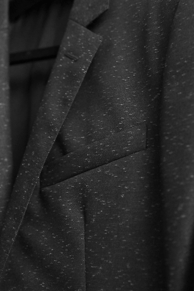 Lanvin CHARCOAL GREY SLIM FIT WOOL SILK BLEND SUIT JACKET | Grailed