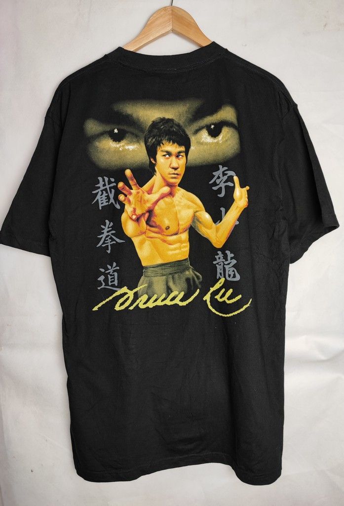 Vintage SALE!!! Rare 90s Bruce Lee T-shirt Like New/Deadstock Size US XL / EU 56 / 4 - 1 Thumbnail