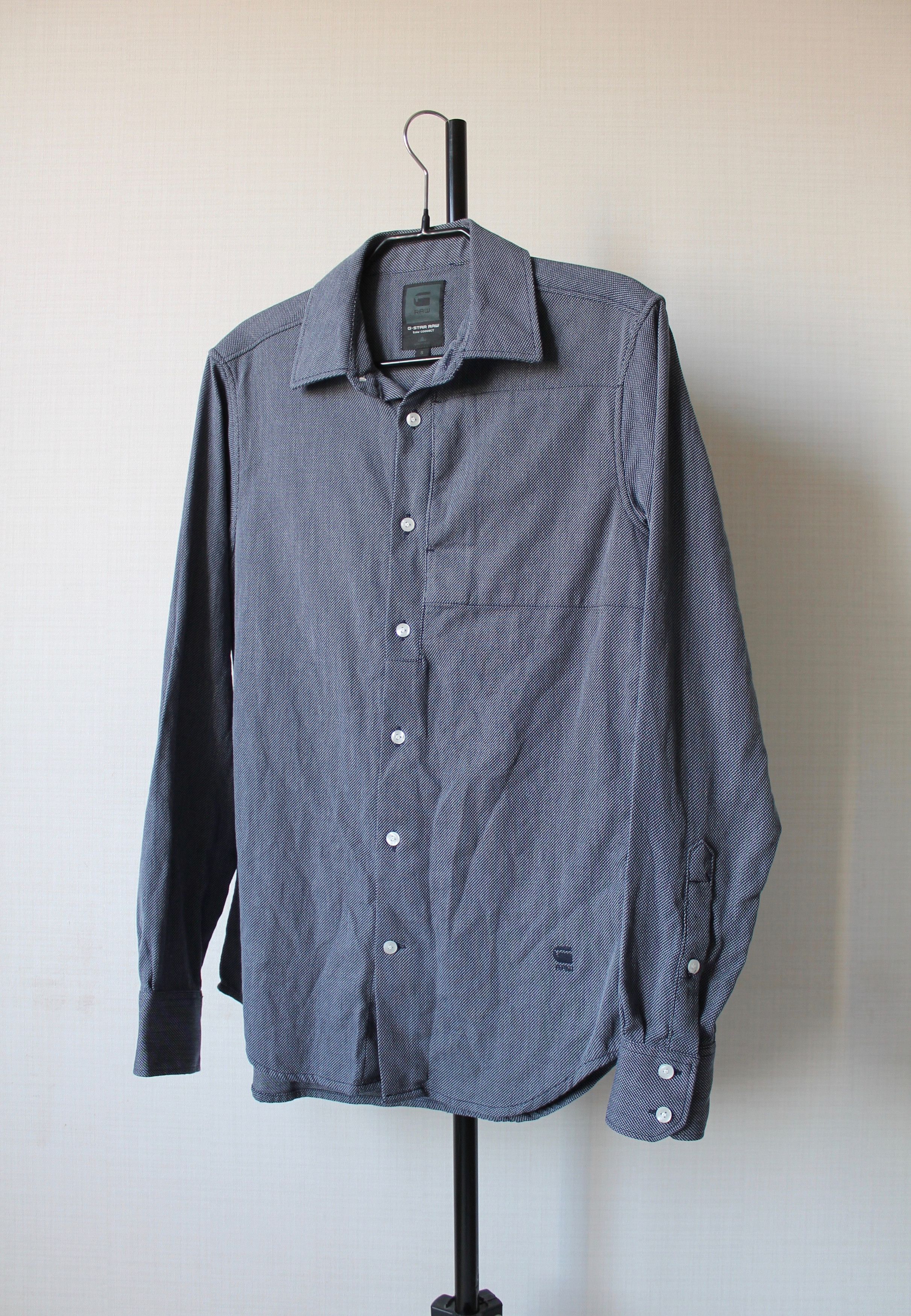 G-Star G Star Raw Correct Line Rivo Shirt L/s Blue Size US S / EU 44-46 / 1 - 1 Thumbnail