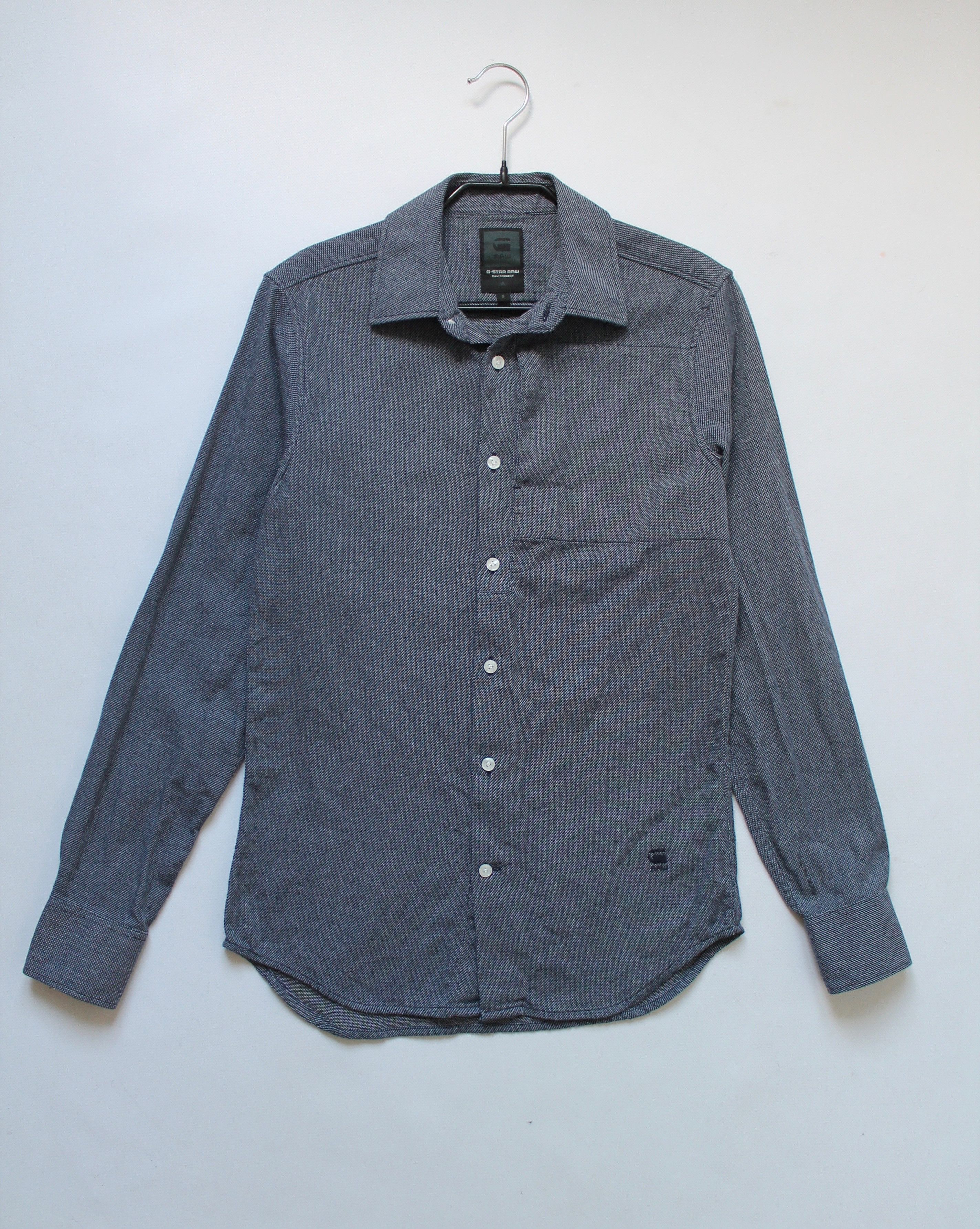 G-Star G Star Raw Correct Line Rivo Shirt L/s Blue Size US S / EU 44-46 / 1 - 7 Thumbnail