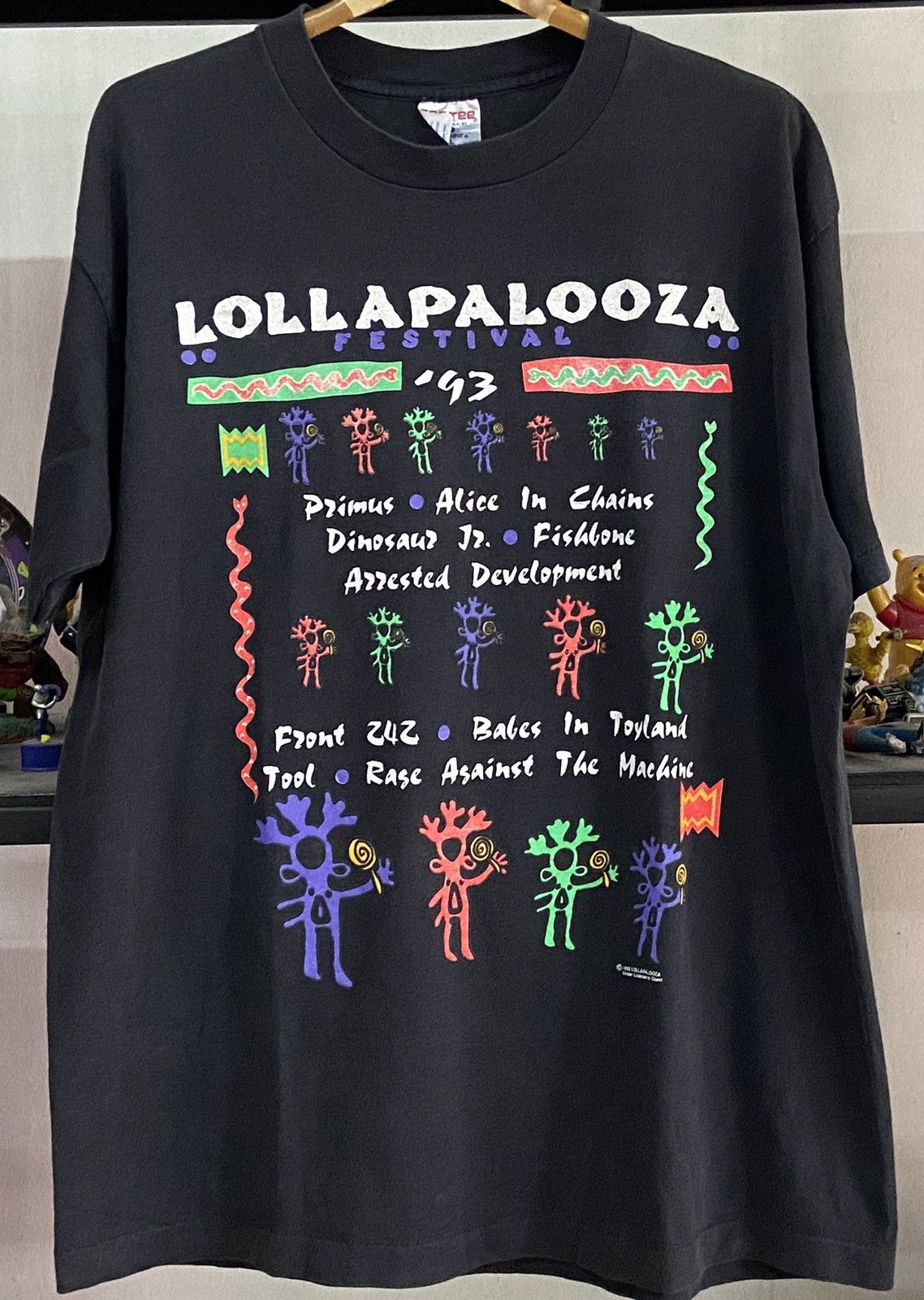 Band Tees × Streetwear × Vintage Vintage 90s Lollapalooza Alice in