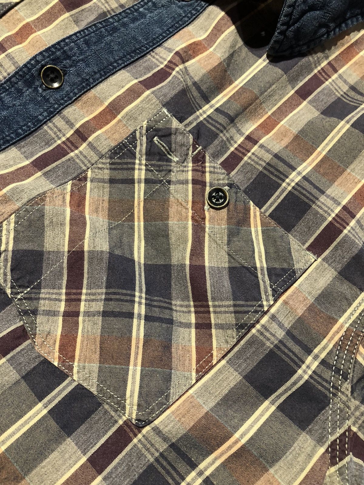 Allsaints × Vintage Vintage Allsaints Shirt Long Sleeve Button Ups Men Size M Size US M / EU 48-50 / 2 - 3 Thumbnail