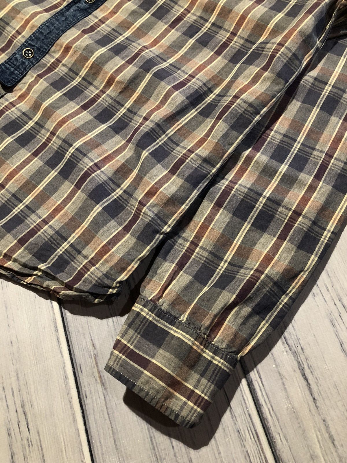 Allsaints × Vintage Vintage Allsaints Shirt Long Sleeve Button Ups Men Size M Size US M / EU 48-50 / 2 - 5 Thumbnail