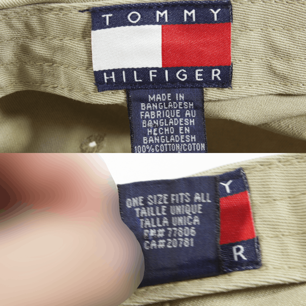 Tommy Hilfiger 90S Big Logo Cap Vintage Size ONE SIZE - 6 Thumbnail