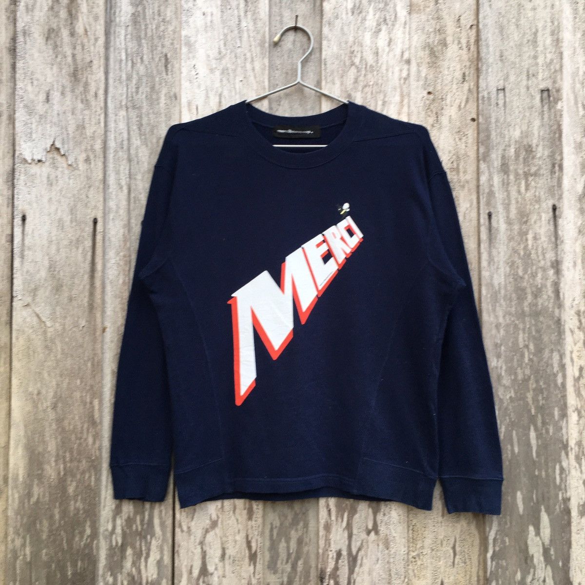 Vintage Mercibeaucoup Merci Spell Out Sweatshirt Big Logo