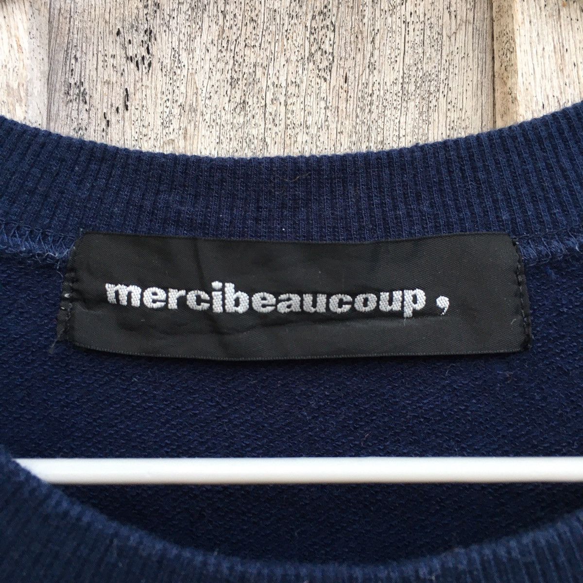 Issey Miyake Vintage Mercibeaucoup Merci Spell Out Sweatshirt Big Logo Size M / US 6-8 / IT 42-44 - 5 Thumbnail